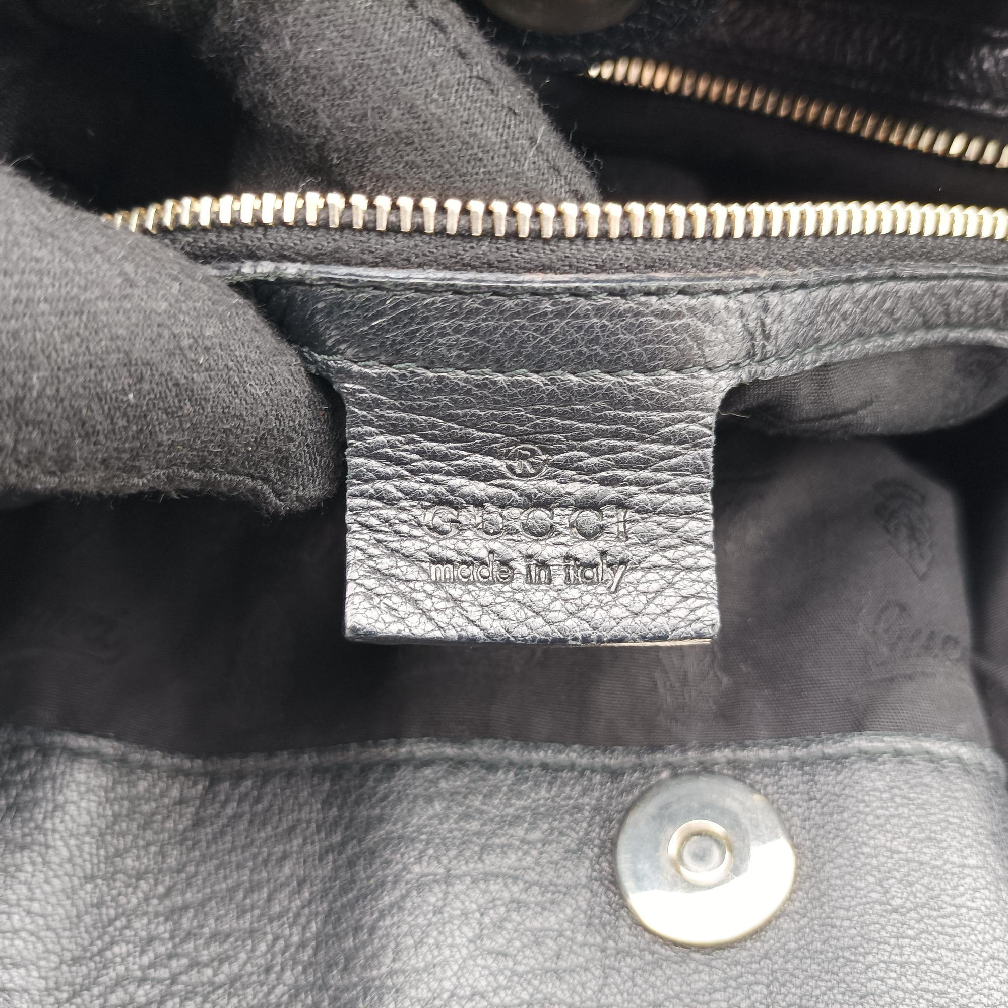 Secondhand Gucci Sienna Bit Black Leather 269942 handbag | stylenewstar
