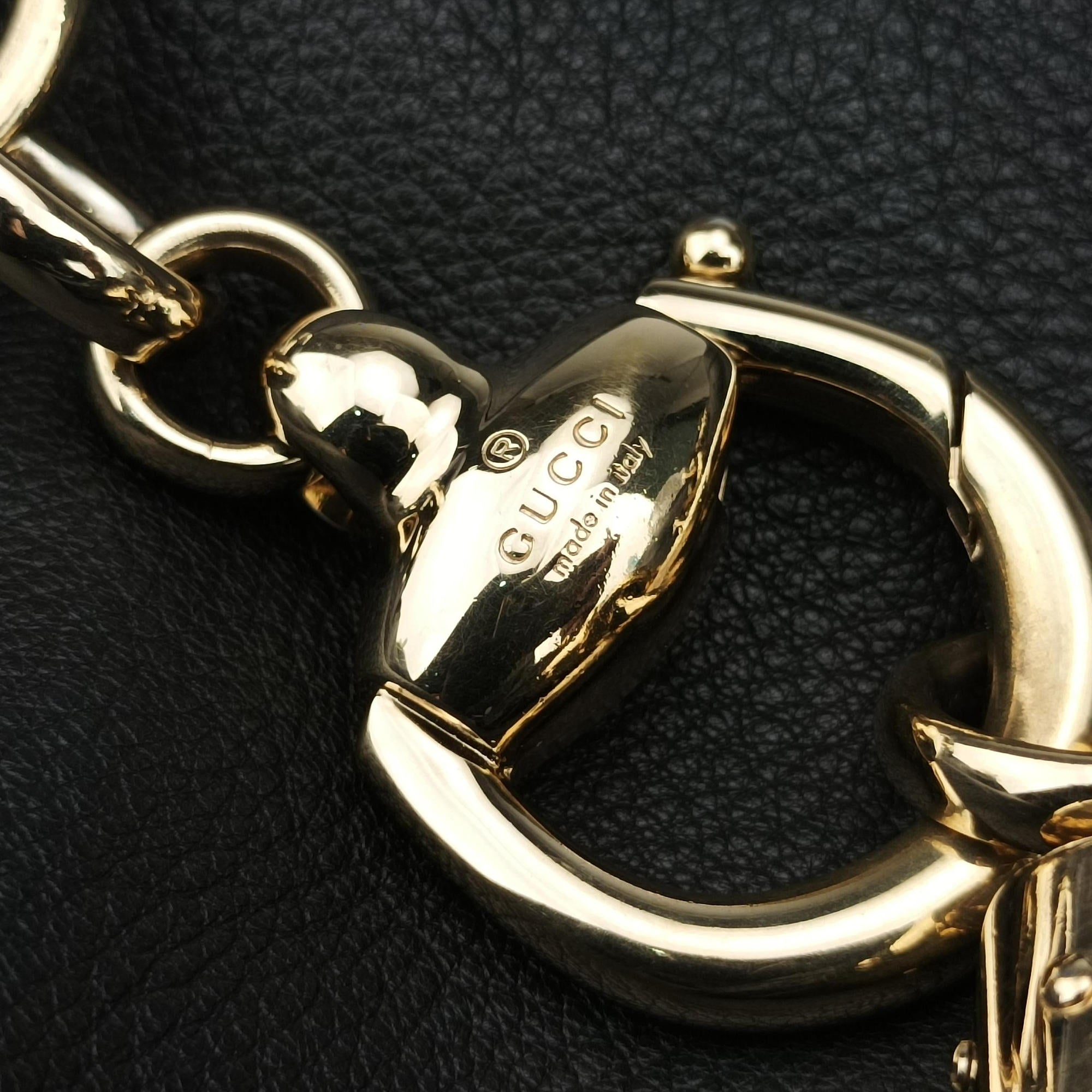 Secondhand Gucci Sienna Bit Black Leather 269942 handbag | stylenewstar