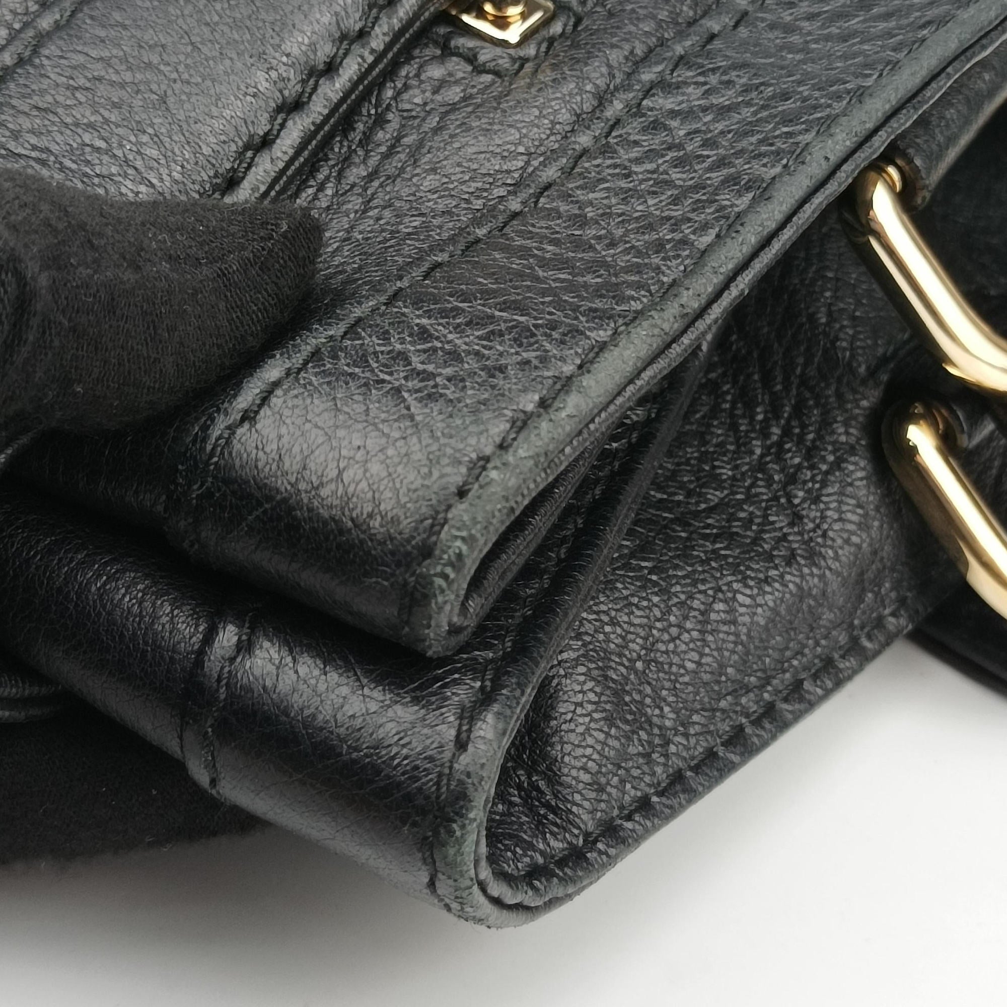 Secondhand Gucci Sienna Bit Black Leather 269942 handbag | stylenewstar