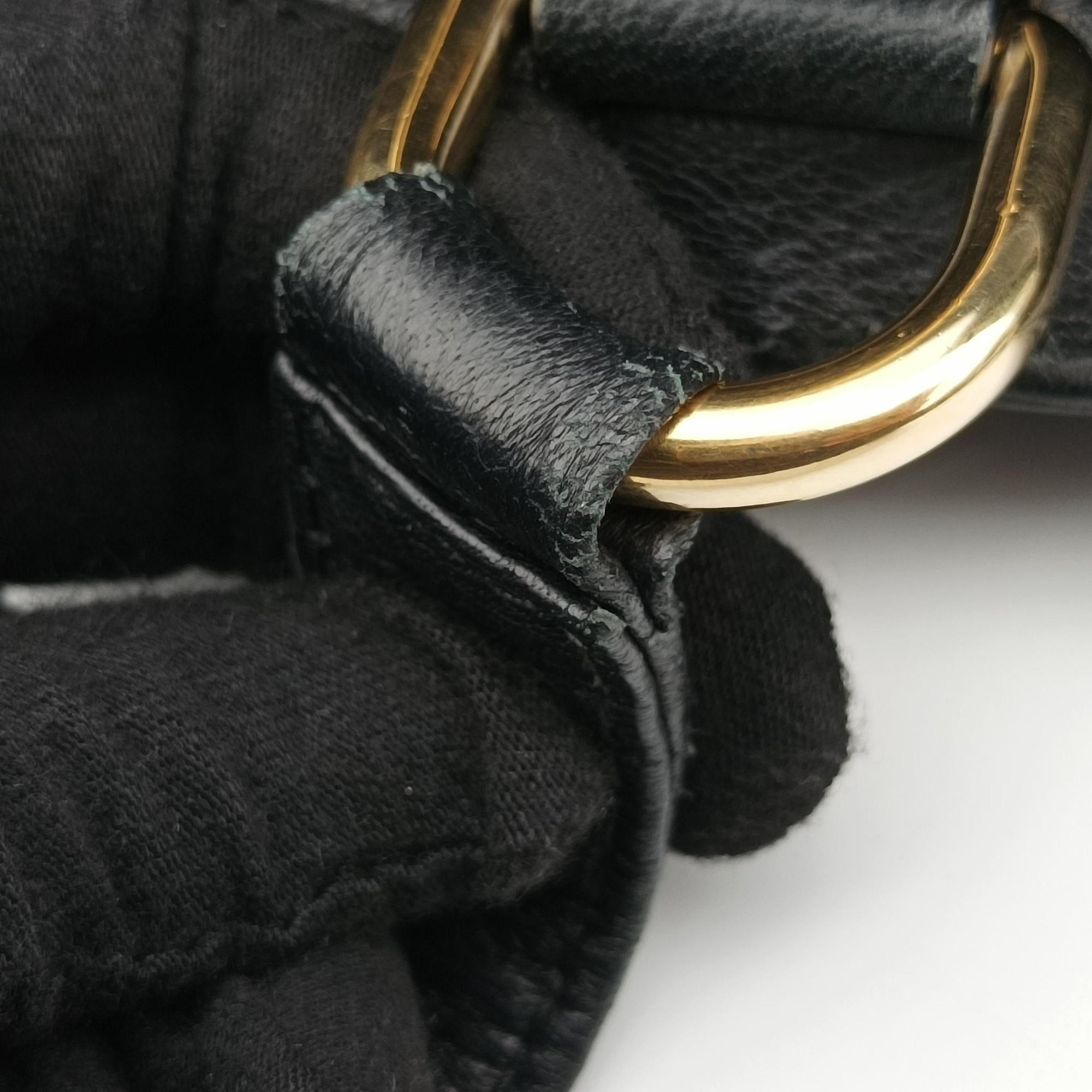 Secondhand Gucci Sienna Bit Black Leather 269942 handbag | stylenewstar