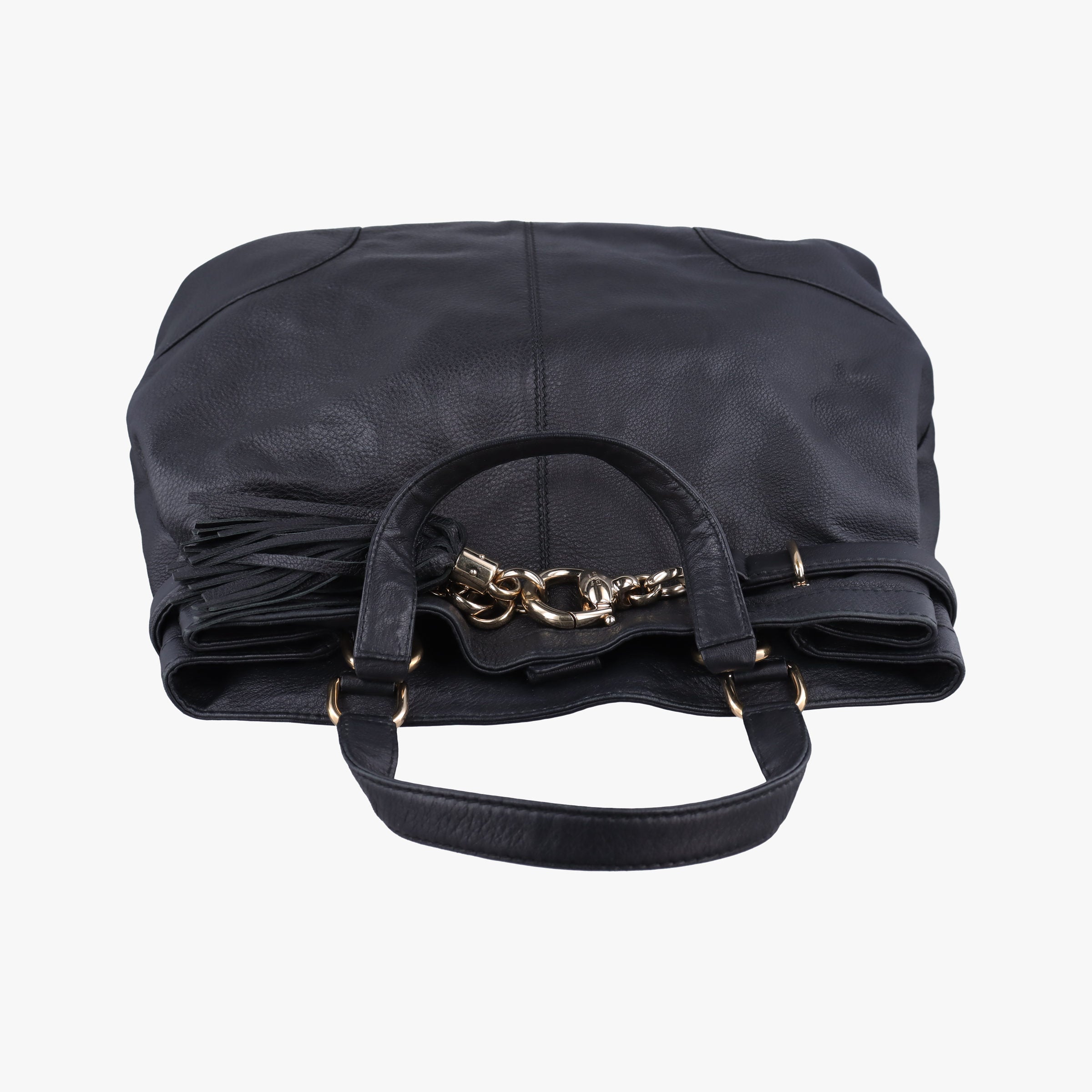 Secondhand Gucci Sienna Bit Black Leather 269942 handbag | stylenewstar
