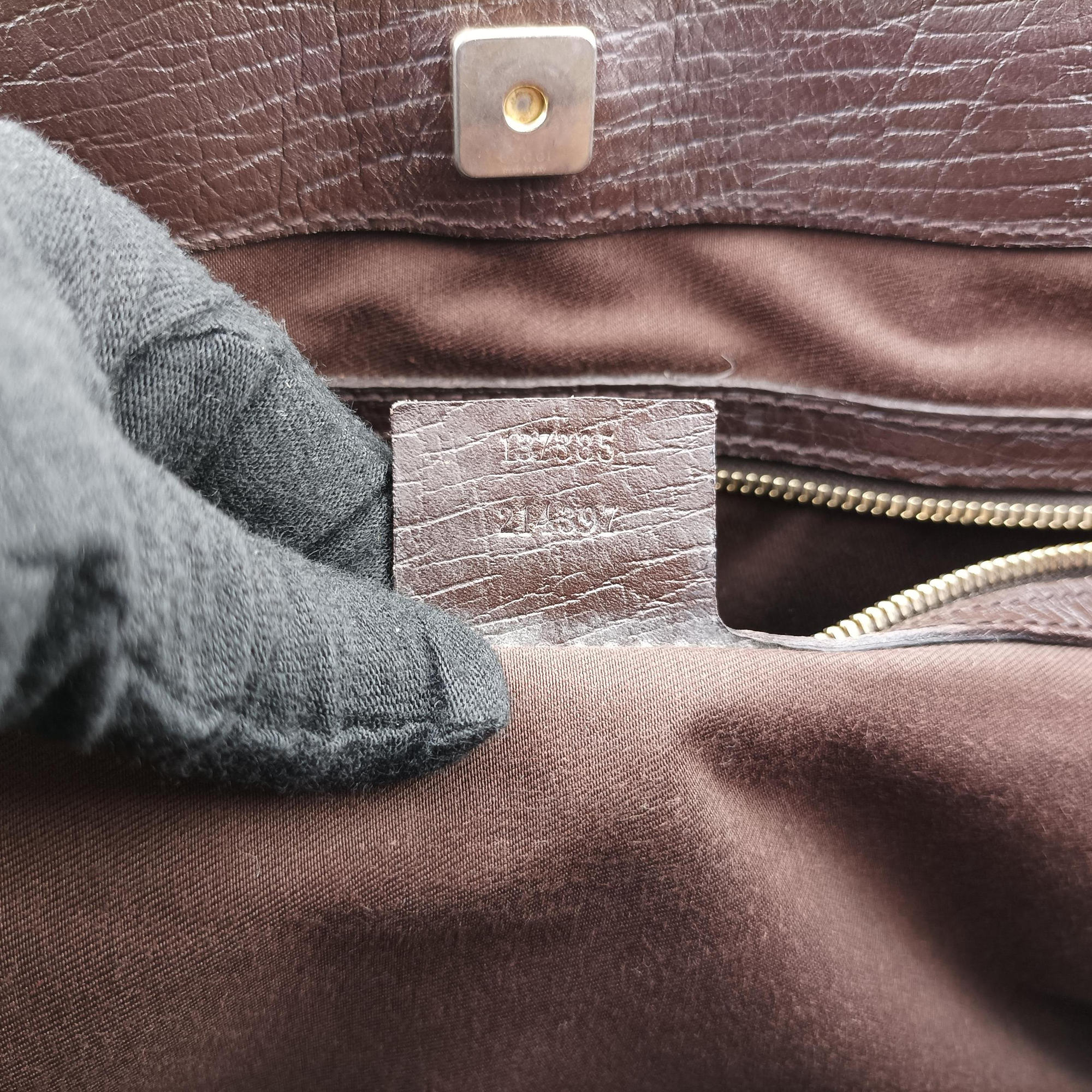 Pre-owned Gucci Horsebit Hasler beige×Brown canvas×leather 137385 handbag | stylenewstar