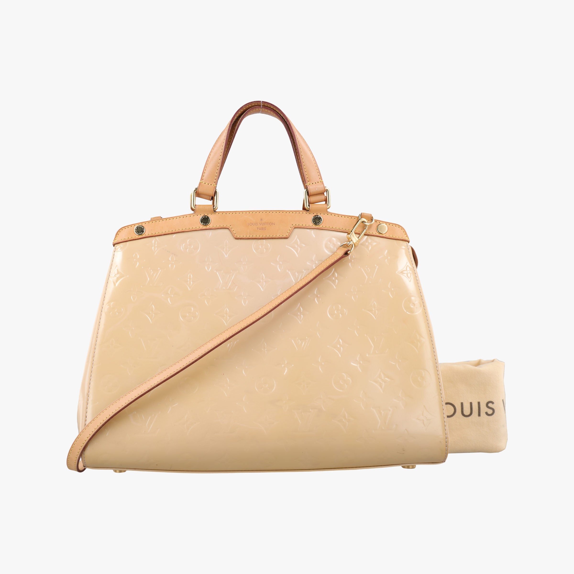 Pre-owned Louis Vuitton Brea MM Broncorail Vernis M91456 shoulderbag | stylenewstar
