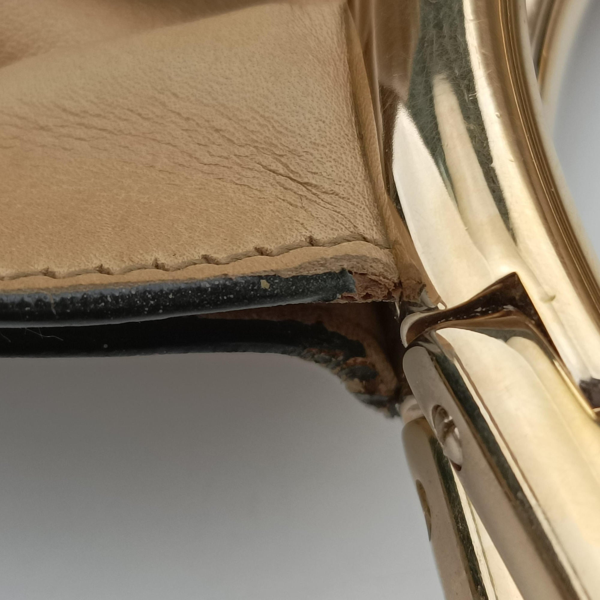 Secondhand Christian Dior Soft Babe Shopping Bag Beige Leather  handbag | stylenewstar