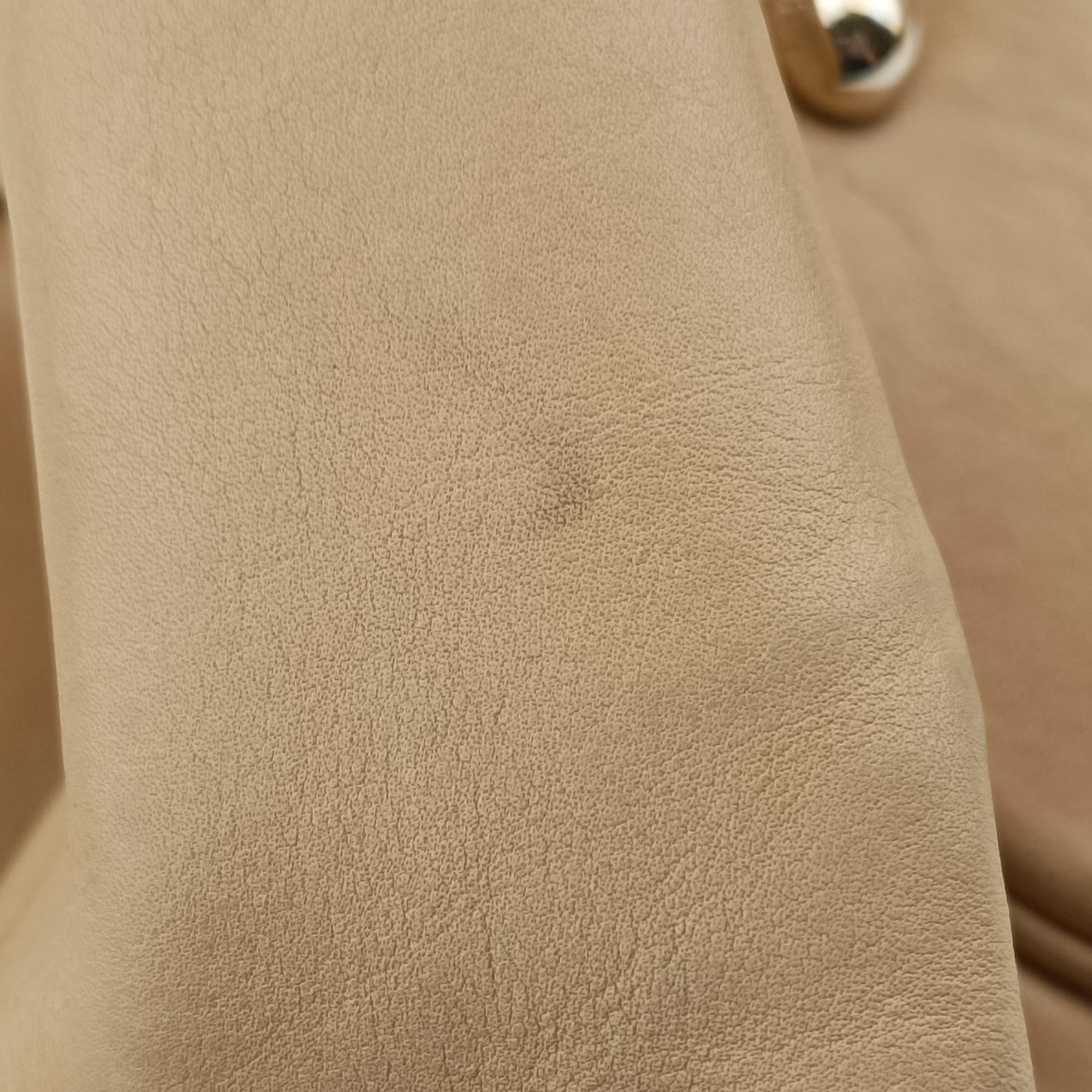 Secondhand Christian Dior Soft Babe Shopping Bag Beige Leather  handbag | stylenewstar