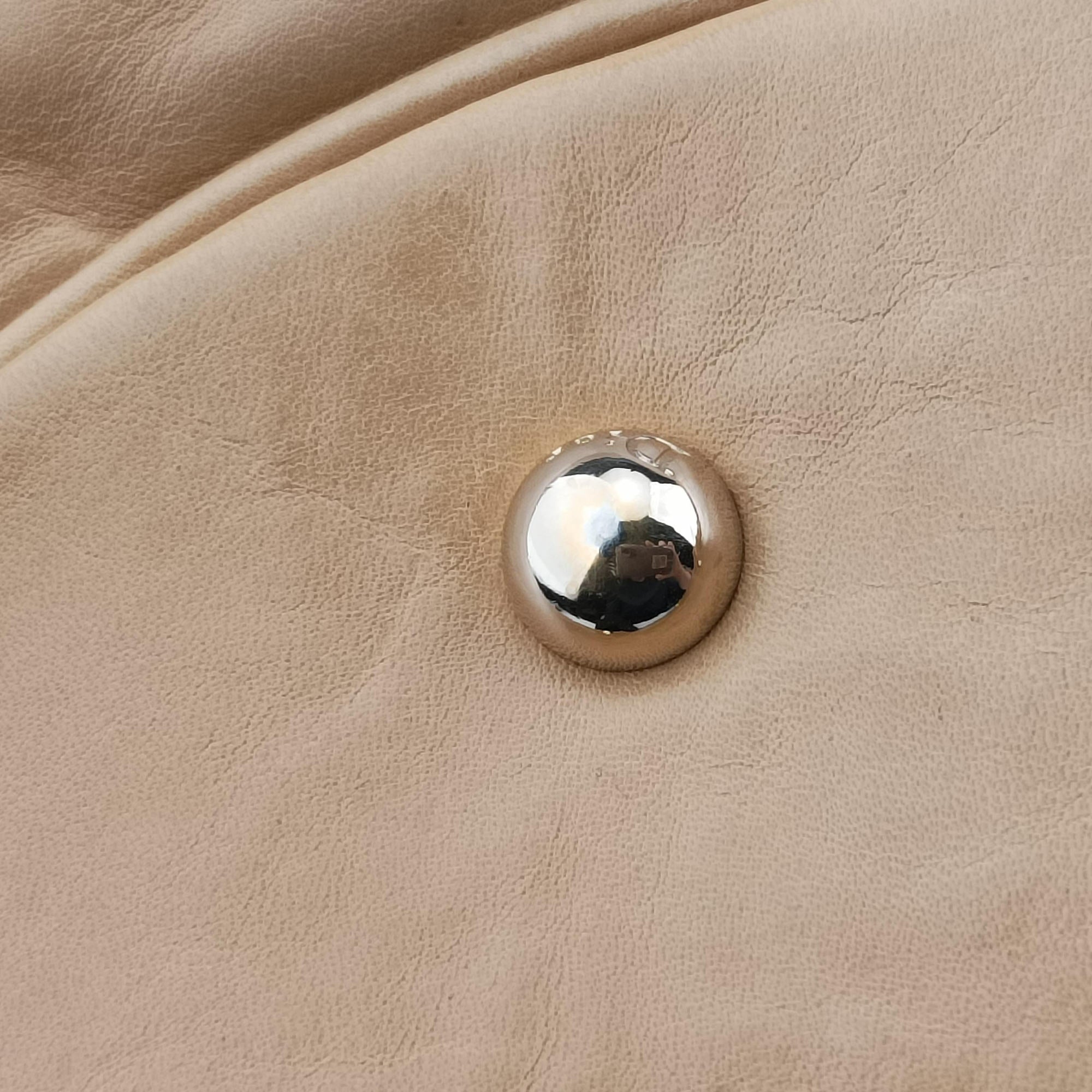 Secondhand Christian Dior Soft Babe Shopping Bag Beige Leather  handbag | stylenewstar