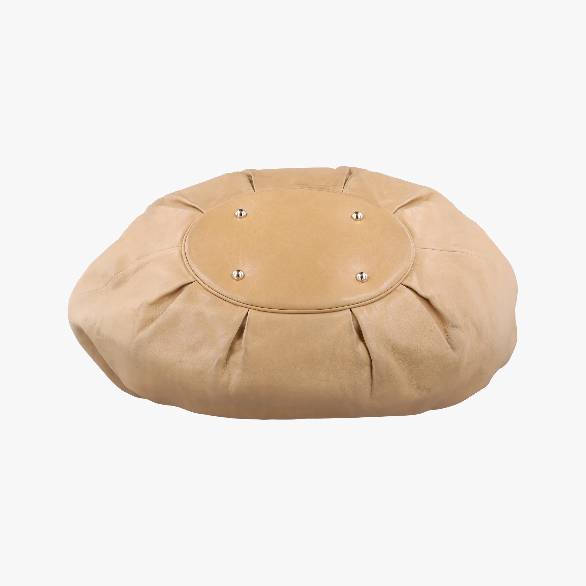 Secondhand Christian Dior Soft Babe Shopping Bag Beige Leather  handbag | stylenewstar