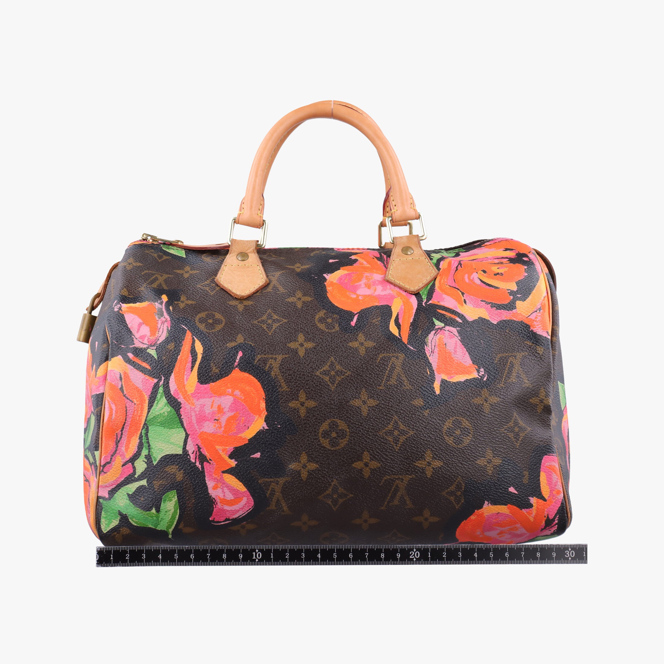 Pre-owned Louis Vuitton SPEEDY 30 brown×multi Monogram Canvas M48610 handbag | stylenewstar