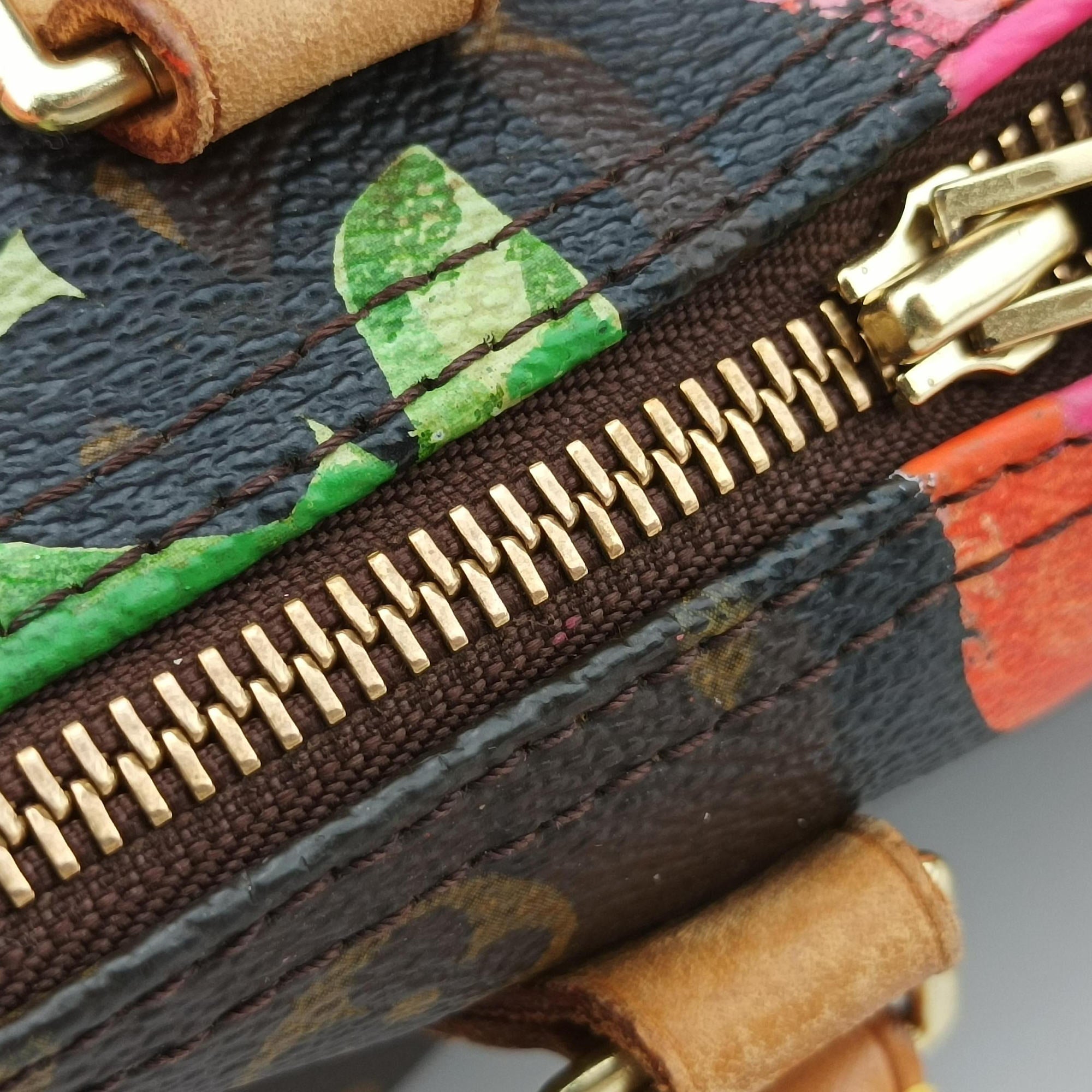 Pre-owned Louis Vuitton SPEEDY 30 brown×multi Monogram Canvas M48610 handbag | stylenewstar