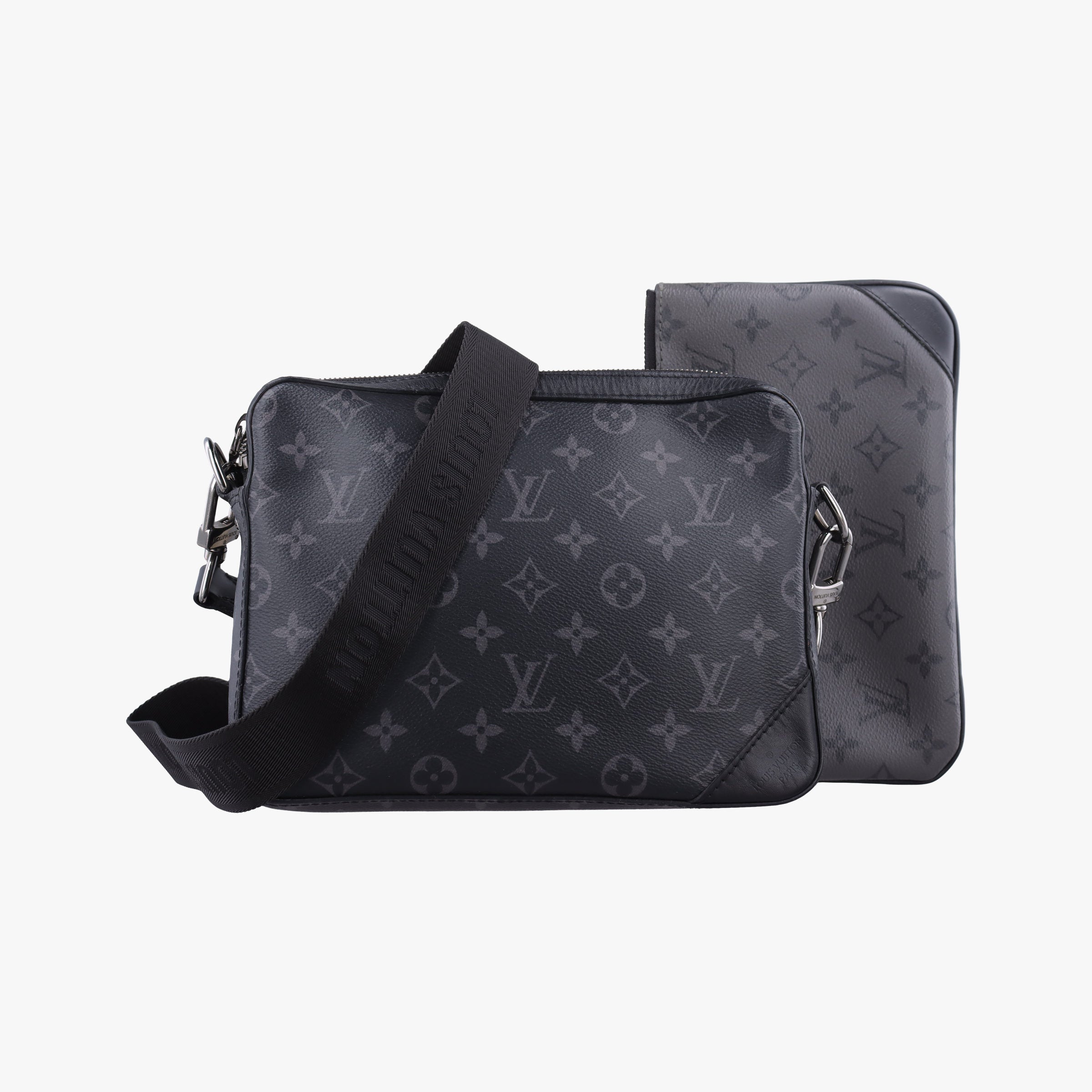Pre-owned Louis Vuitton Trio Messenger black Monogram Eclipse Reverse M69443 shoulderbag | stylenewstar