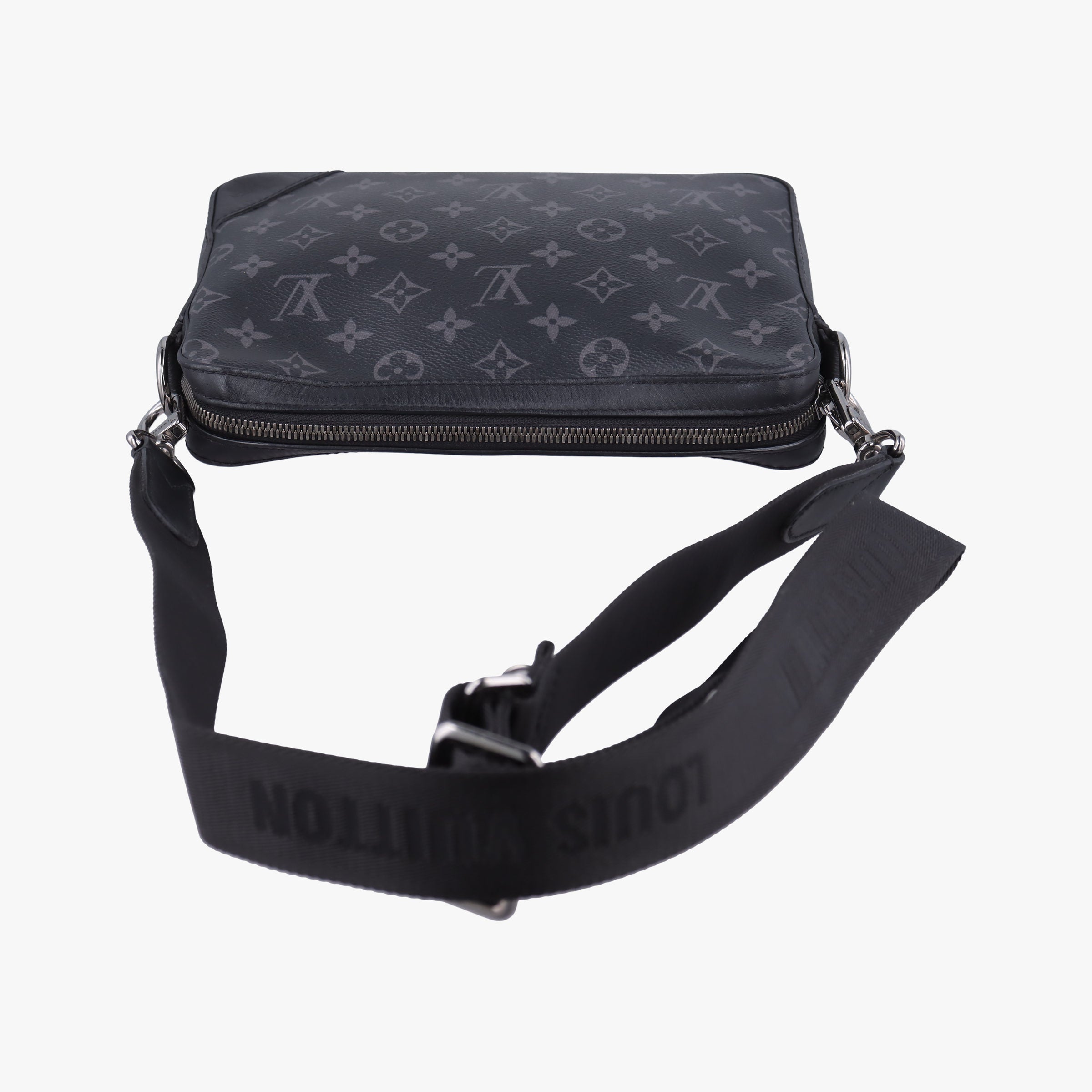 Pre-owned Louis Vuitton Trio Messenger black Monogram Eclipse Reverse M69443 shoulderbag | stylenewstar