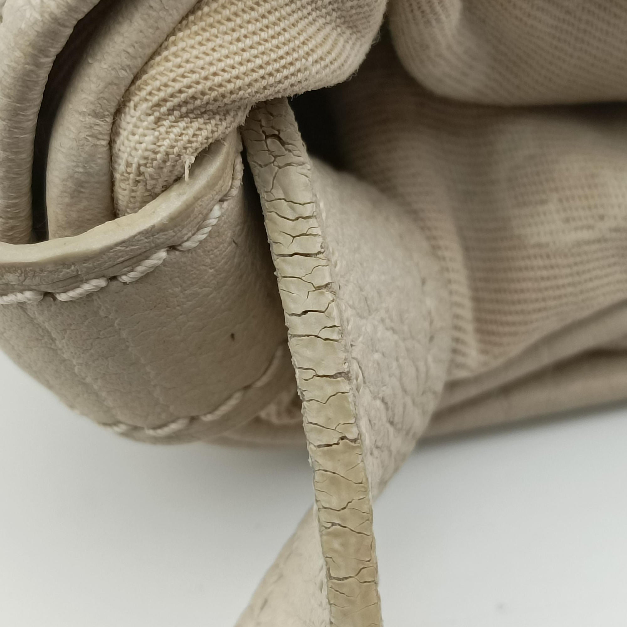 Secondhand Louis Vuitton Saumur 30 Dune Monogram Mini Lin LineCanvas M95314 shoulderbag | stylenewstar