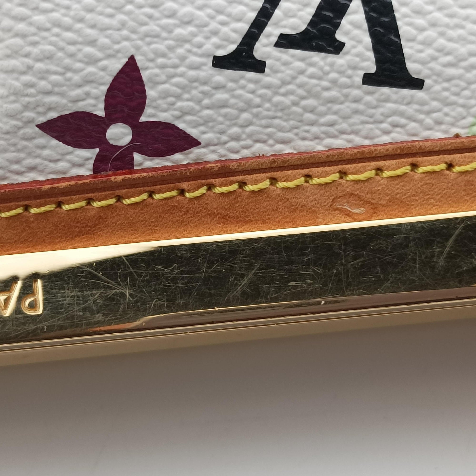 Pre-owned Louis Vuitton JUDY GM white Monogram Multicolor M40253 handbag | stylenewstar