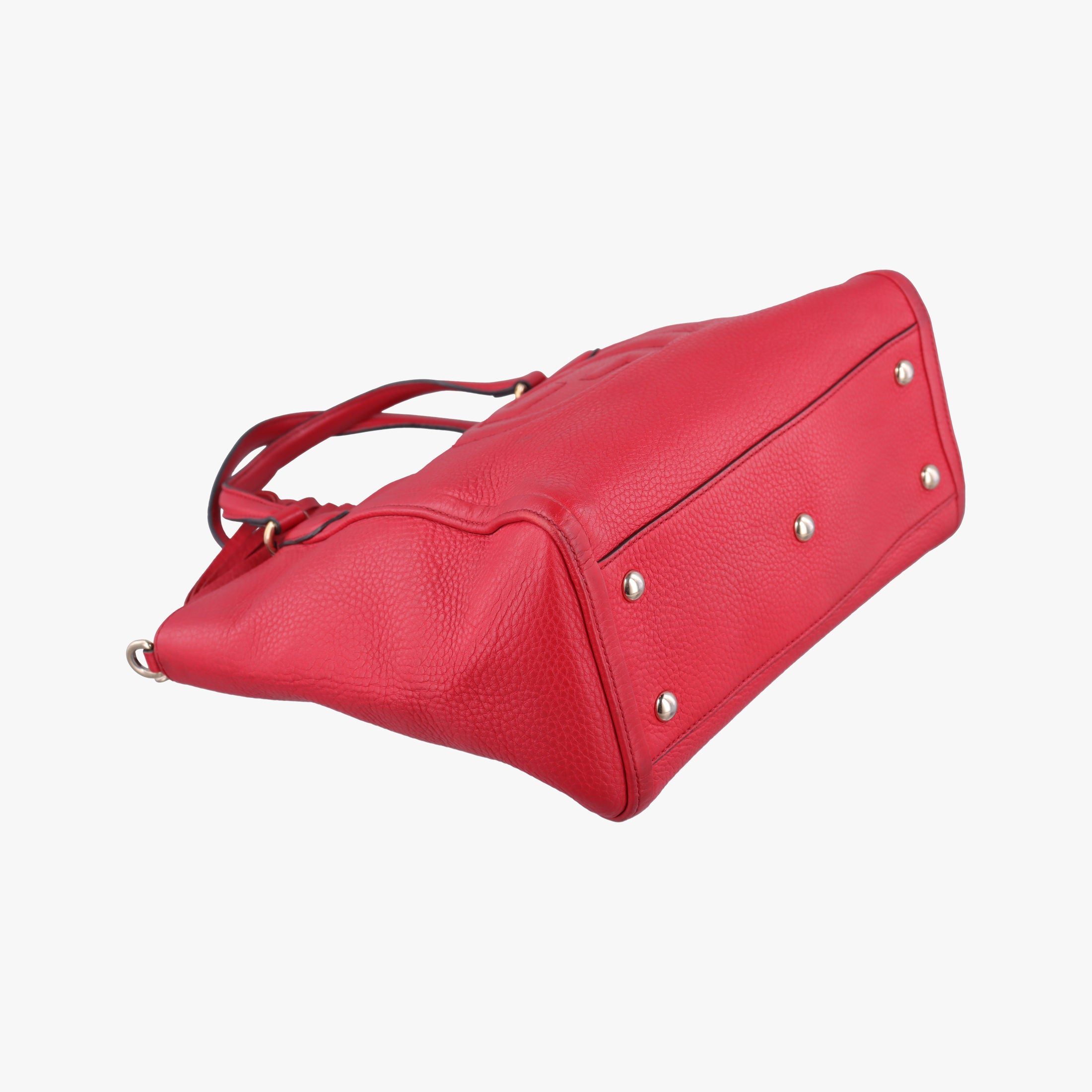 Pre-owned Gucci Soho Red Leather 369176 shoulderbag | stylenewstar