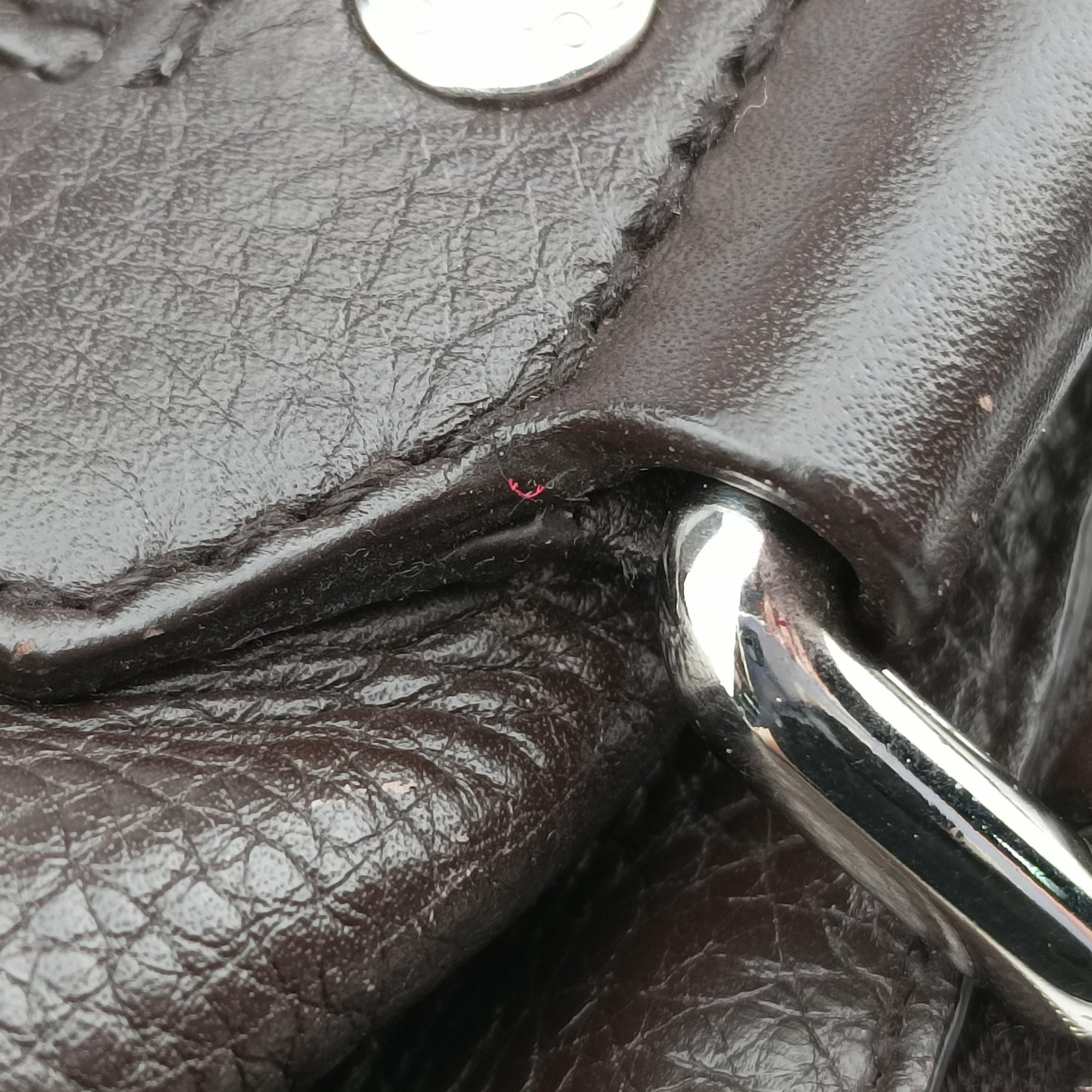 Pre-owned Gucci Briefcase business Brown leather 231850 shoulderbag | stylenewstar
