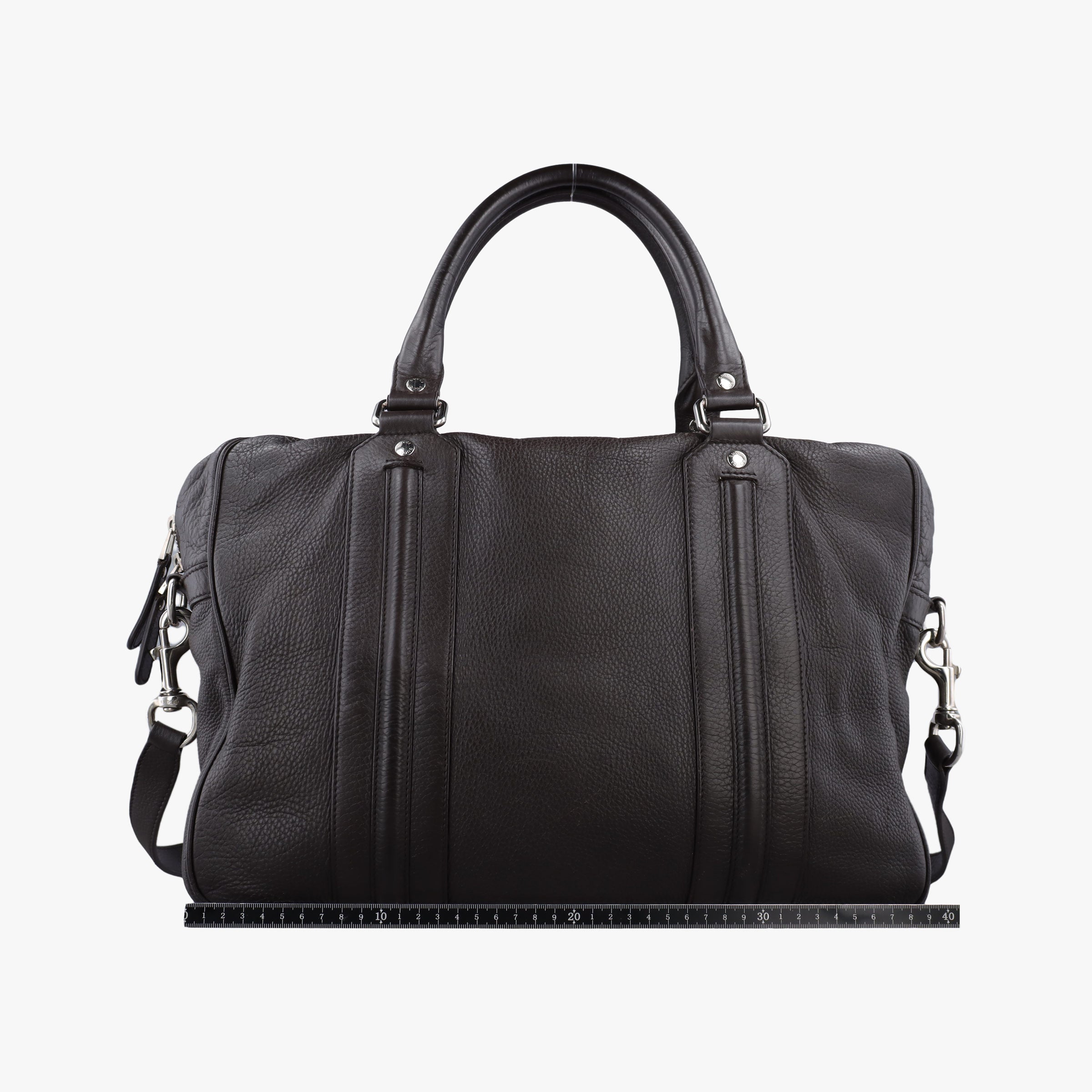 Pre-owned Gucci Briefcase business Brown leather 231850 shoulderbag | stylenewstar