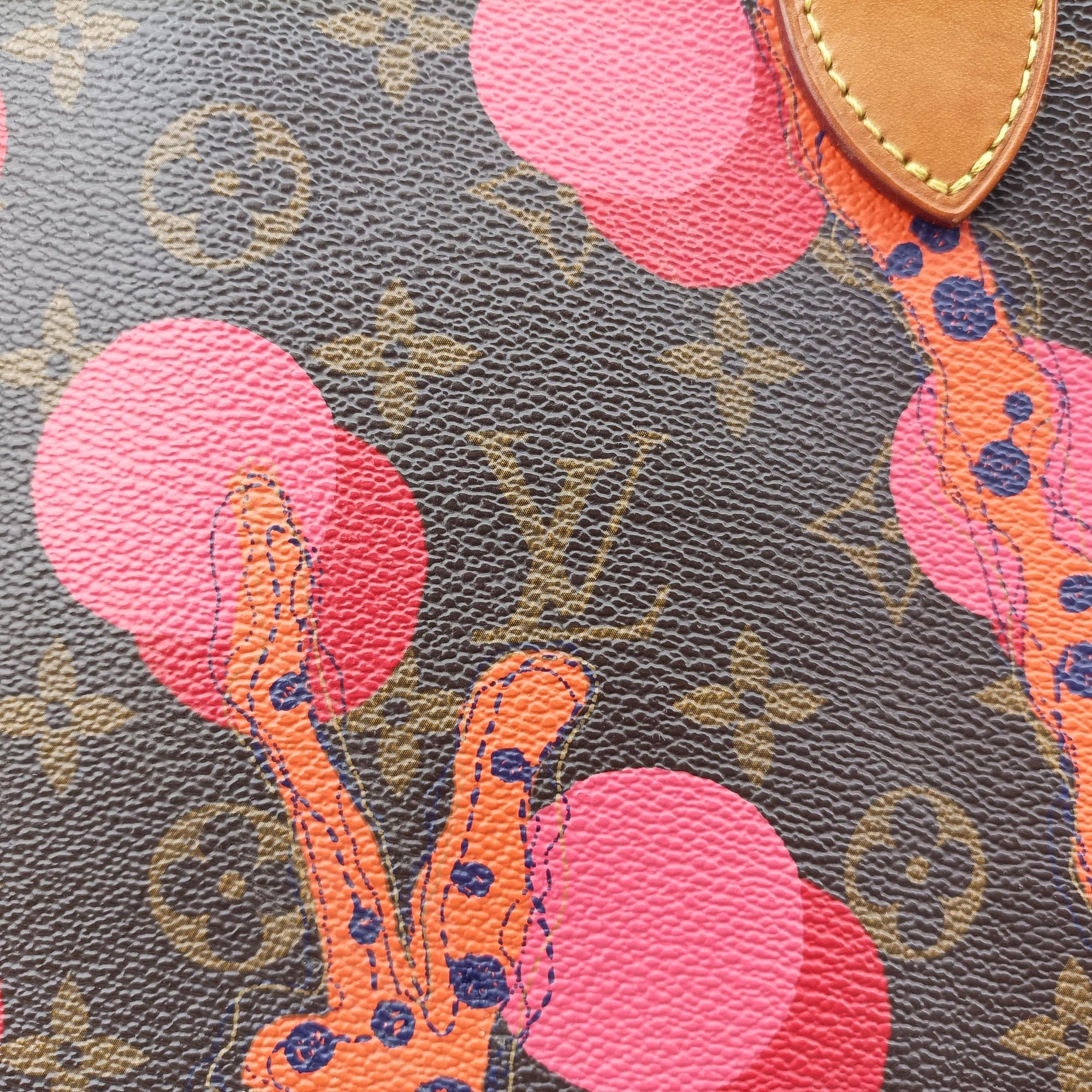 Pre-owned Louis Vuitton Neverfull MM brown×multi Monogram La Mage M41603 shoulderbag | stylenewstar