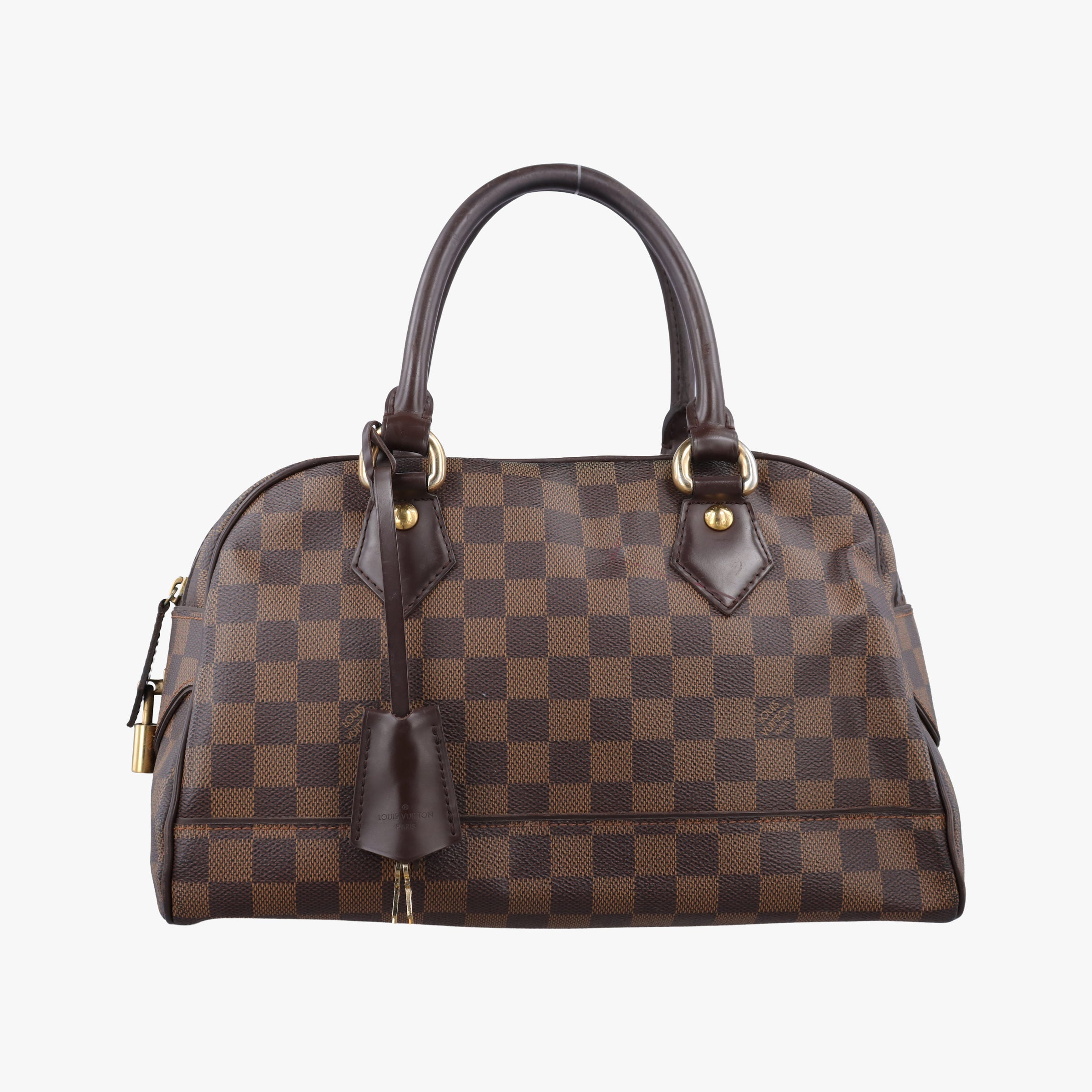 Secondhand Louis Vuitton DUOMO EBENE Damier Canvas N60008 handbag | stylenewstar