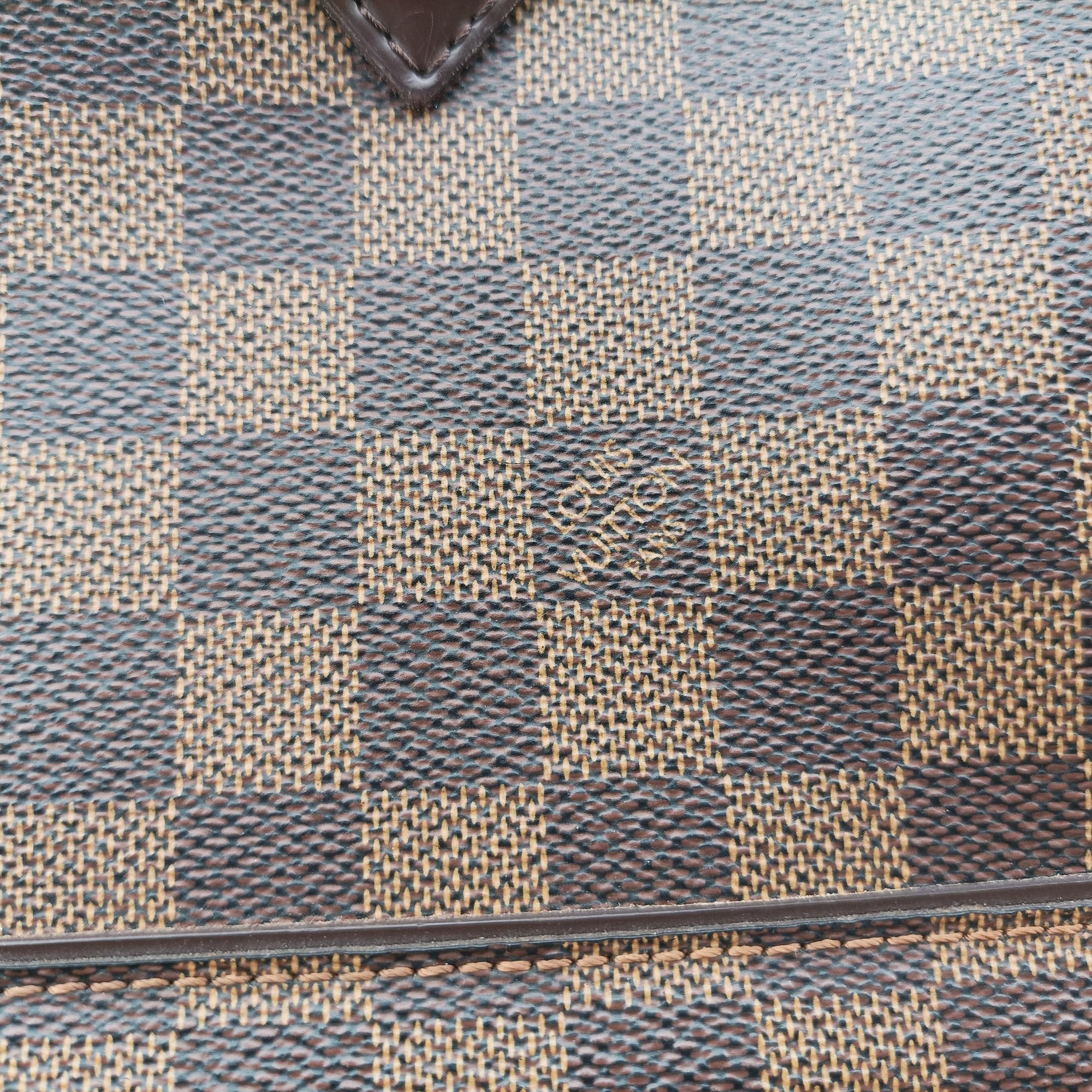 Secondhand Louis Vuitton DUOMO EBENE Damier Canvas N60008 handbag | stylenewstar