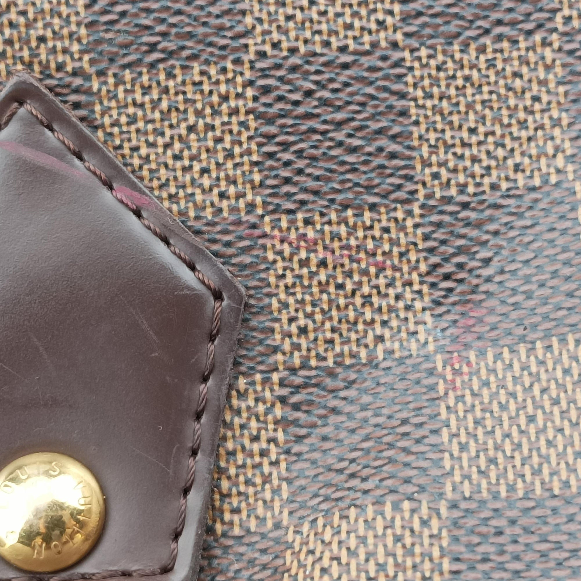 Secondhand Louis Vuitton DUOMO EBENE Damier Canvas N60008 handbag | stylenewstar