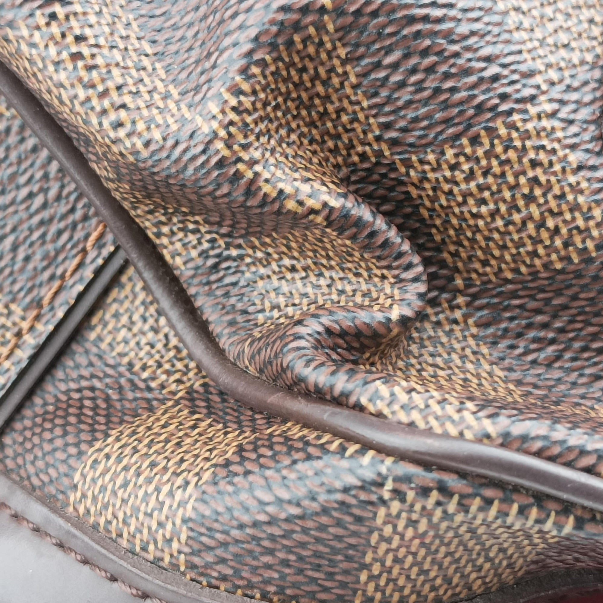 Secondhand Louis Vuitton DUOMO EBENE Damier Canvas N60008 handbag | stylenewstar