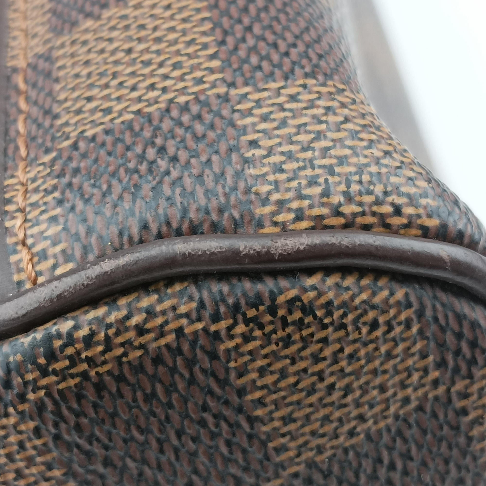 Secondhand Louis Vuitton DUOMO EBENE Damier Canvas N60008 handbag | stylenewstar