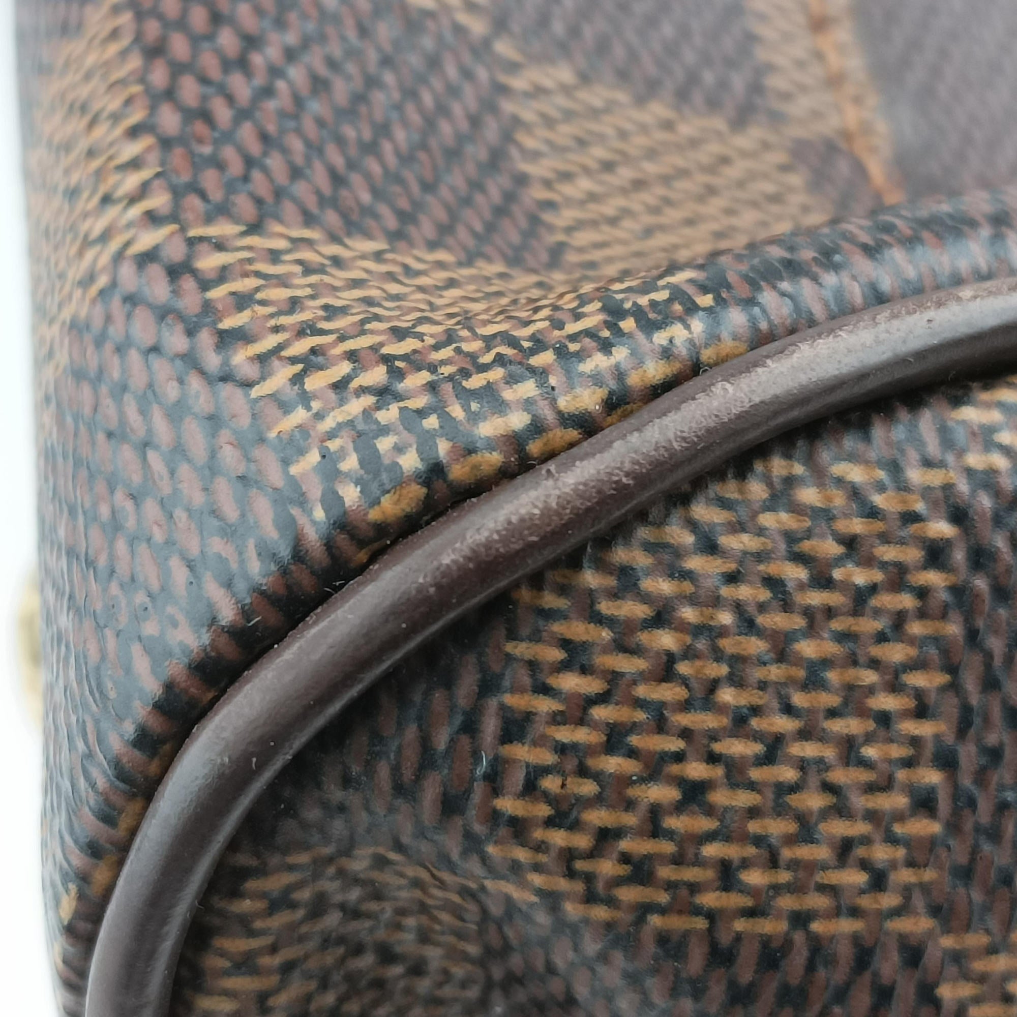 Secondhand Louis Vuitton DUOMO EBENE Damier Canvas N60008 handbag | stylenewstar