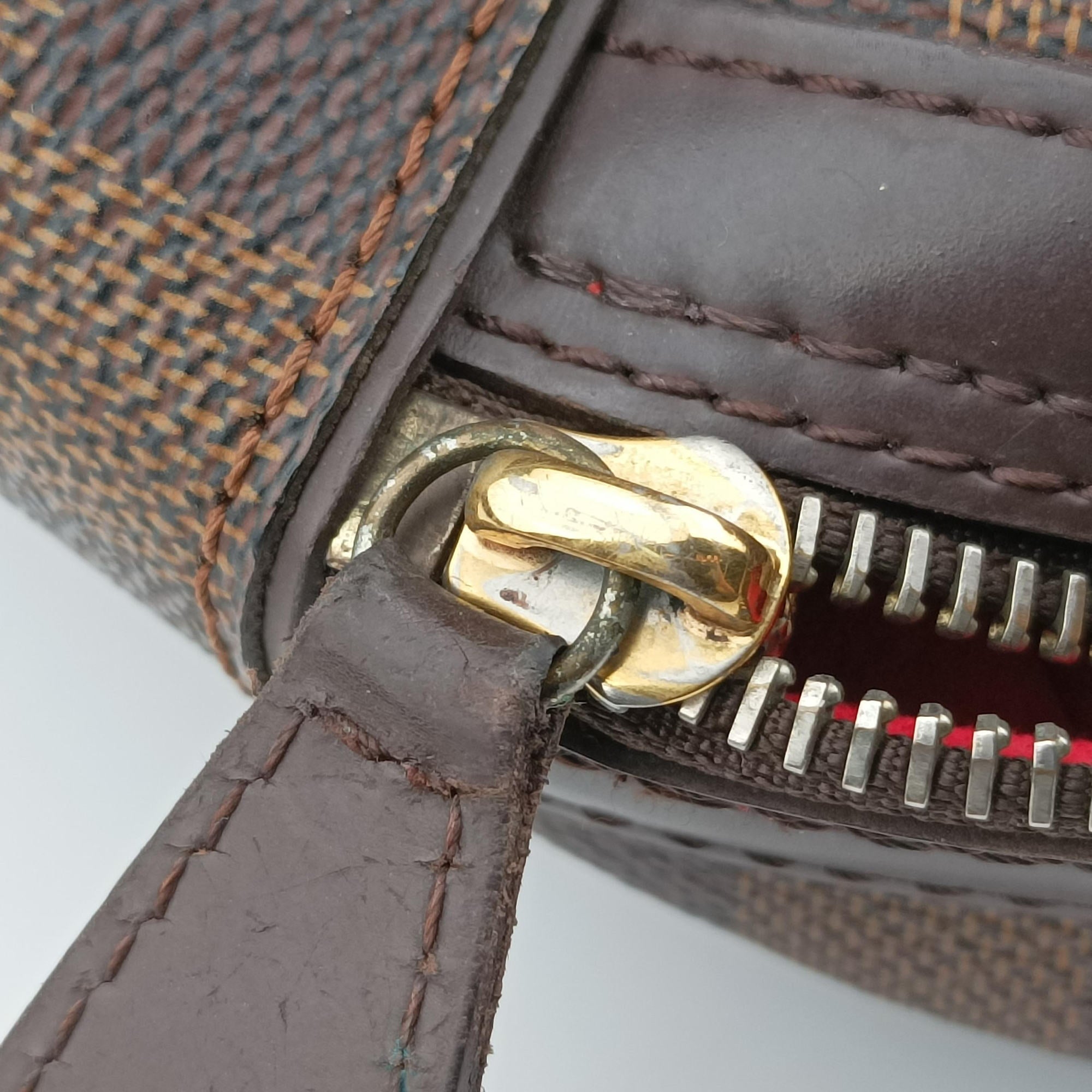 Secondhand Louis Vuitton DUOMO EBENE Damier Canvas N60008 handbag | stylenewstar