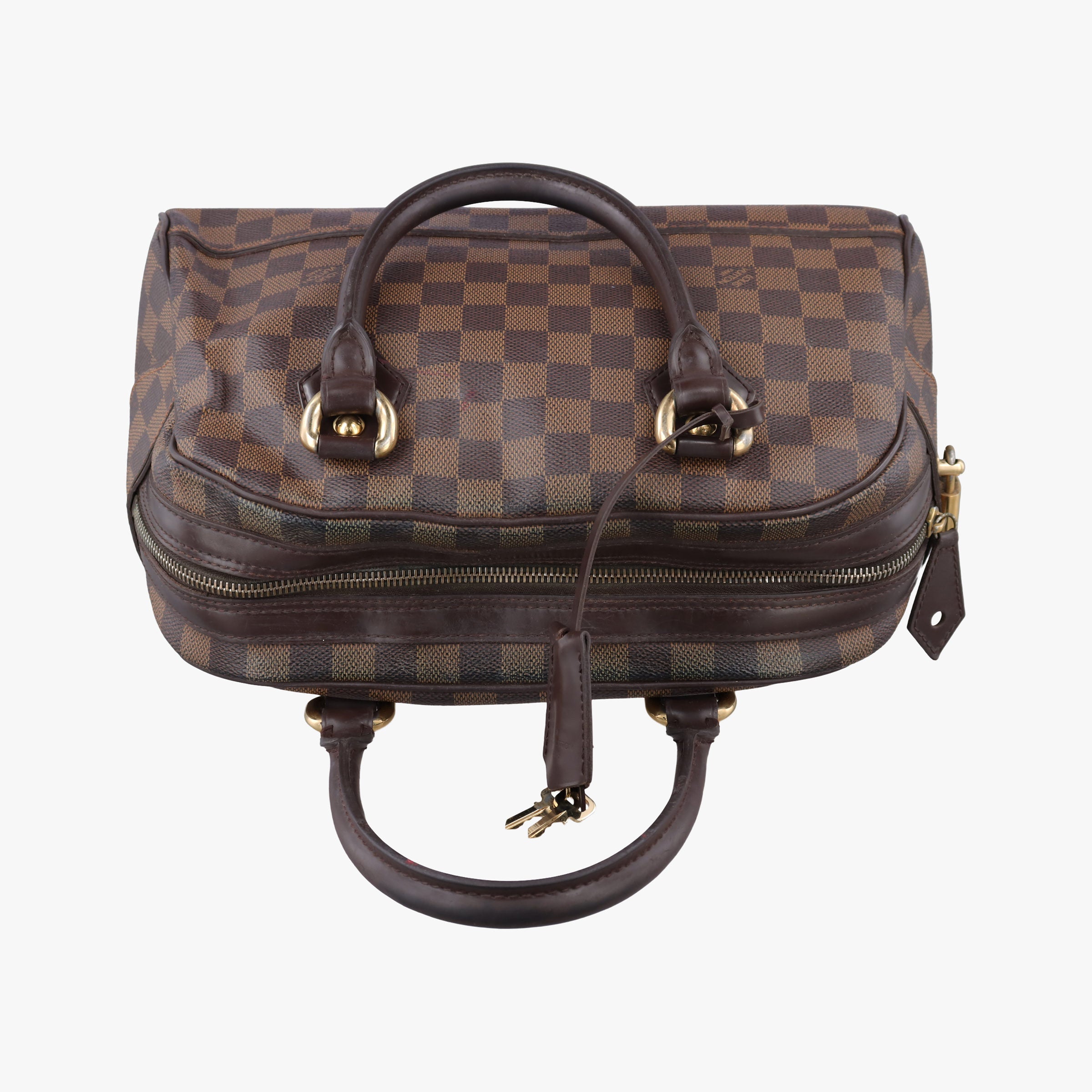 Secondhand Louis Vuitton DUOMO EBENE Damier Canvas N60008 handbag | stylenewstar