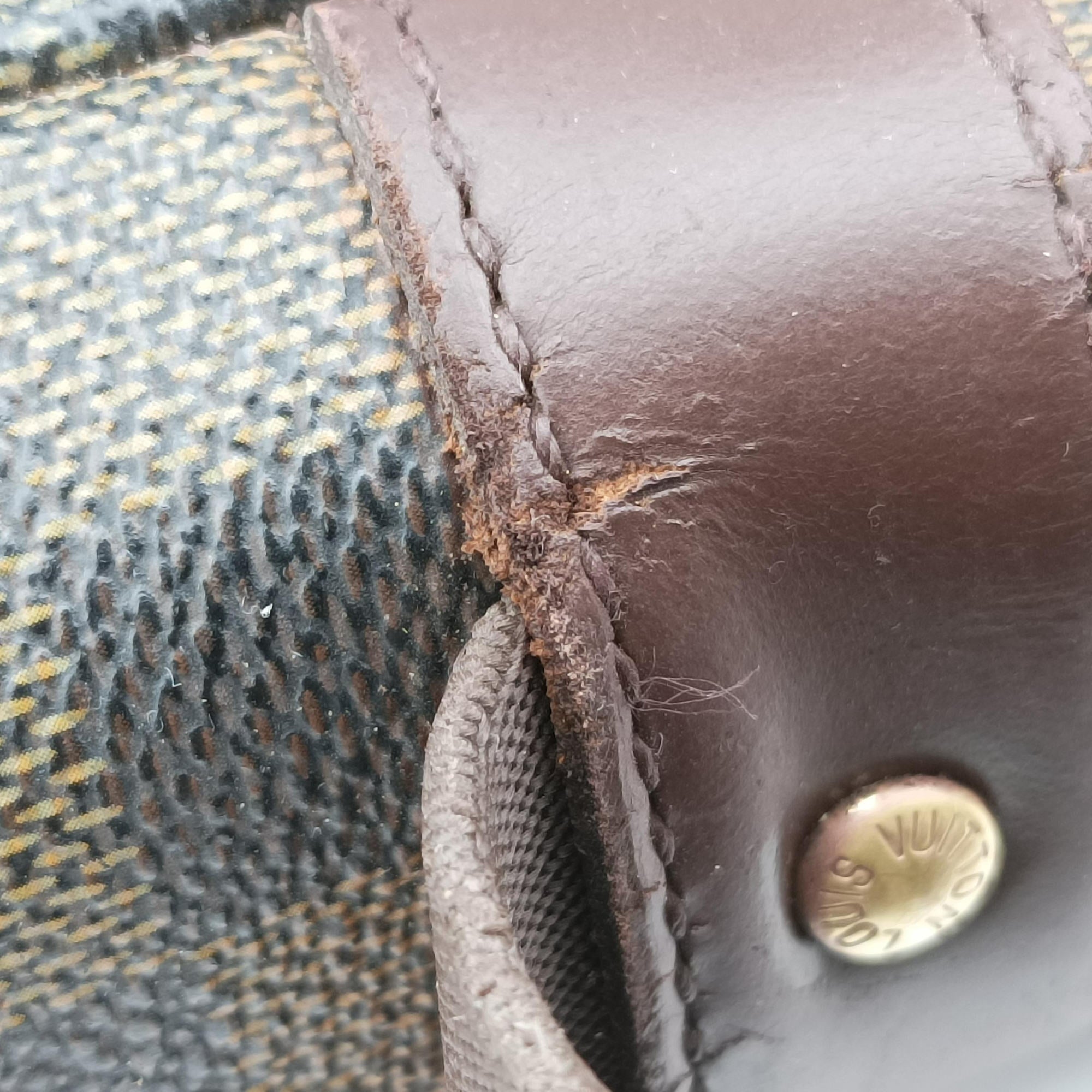 Pre-owned Louis Vuitton Messenger Melville EBENE Damier Canvas N51125 shoulderbag | stylenewstar
