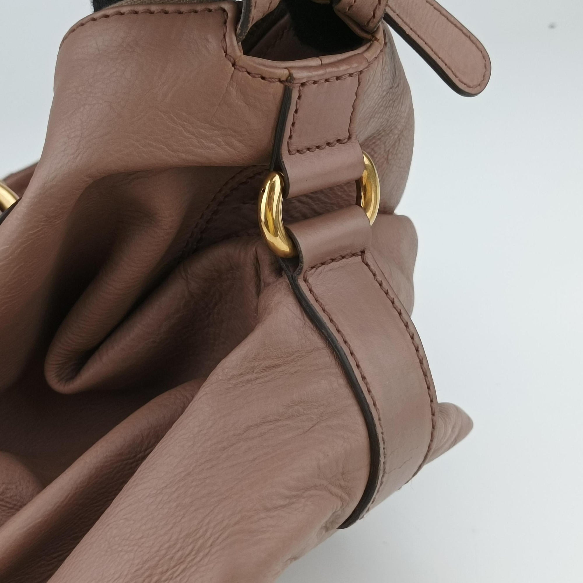 Secondhand Gucci Horsebit hobo Beige Leather 309578 shoulderbag | stylenewstar