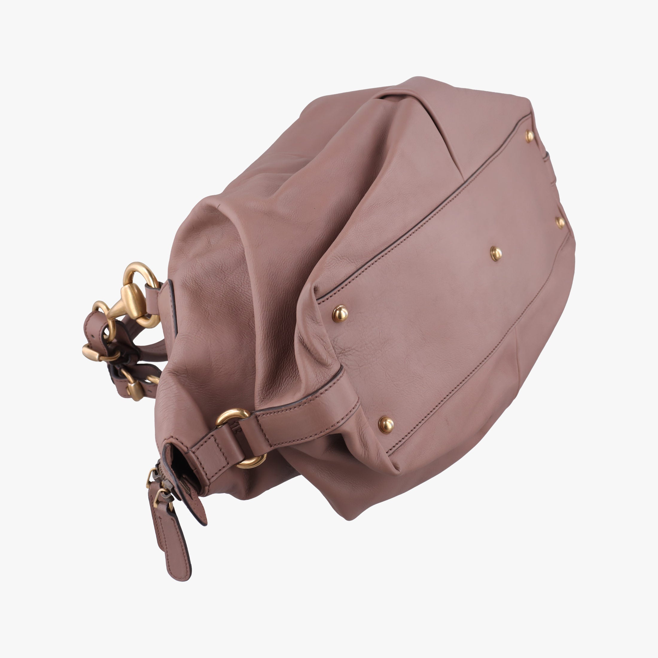 Secondhand Gucci Horsebit hobo Beige Leather 309578 shoulderbag | stylenewstar
