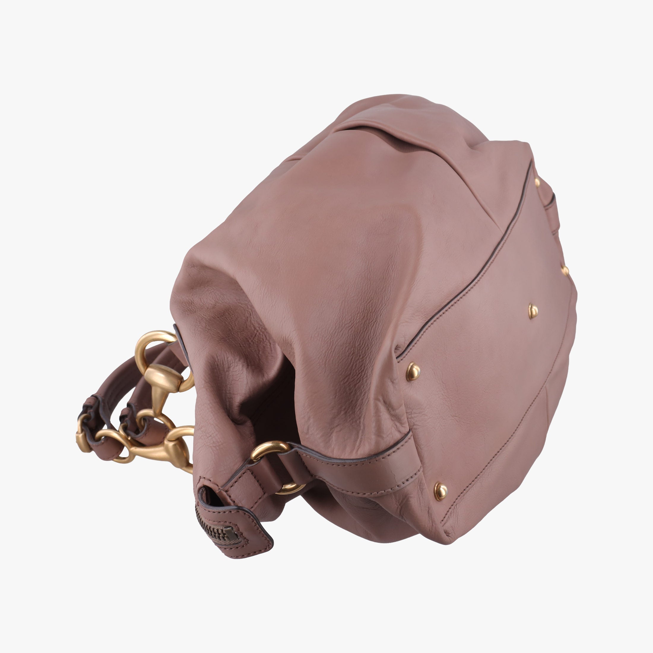 Secondhand Gucci Horsebit hobo Beige Leather 309578 shoulderbag | stylenewstar