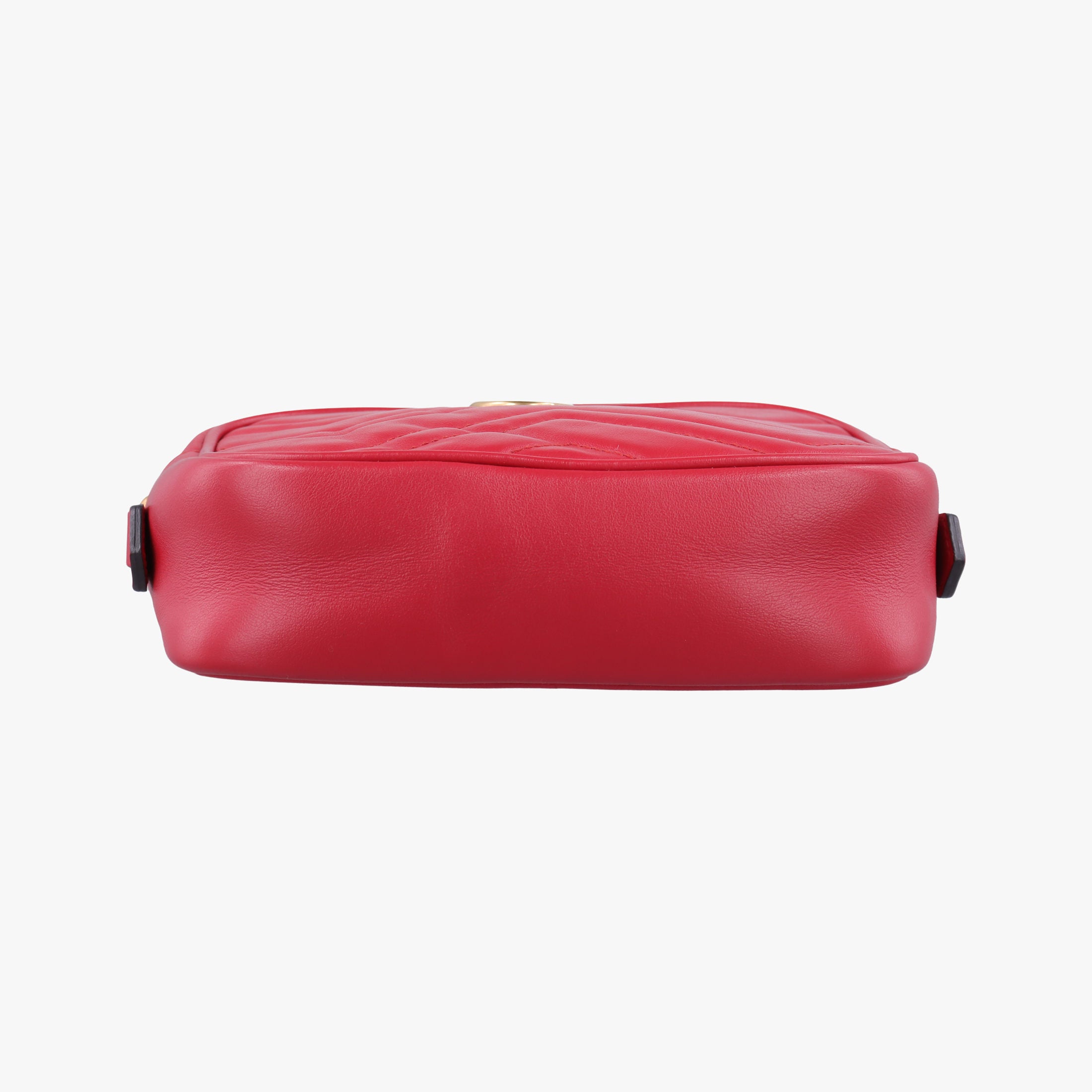 Pre-owned Gucci GG Marmont Red Leather 448065 shoulderbag | stylenewstar