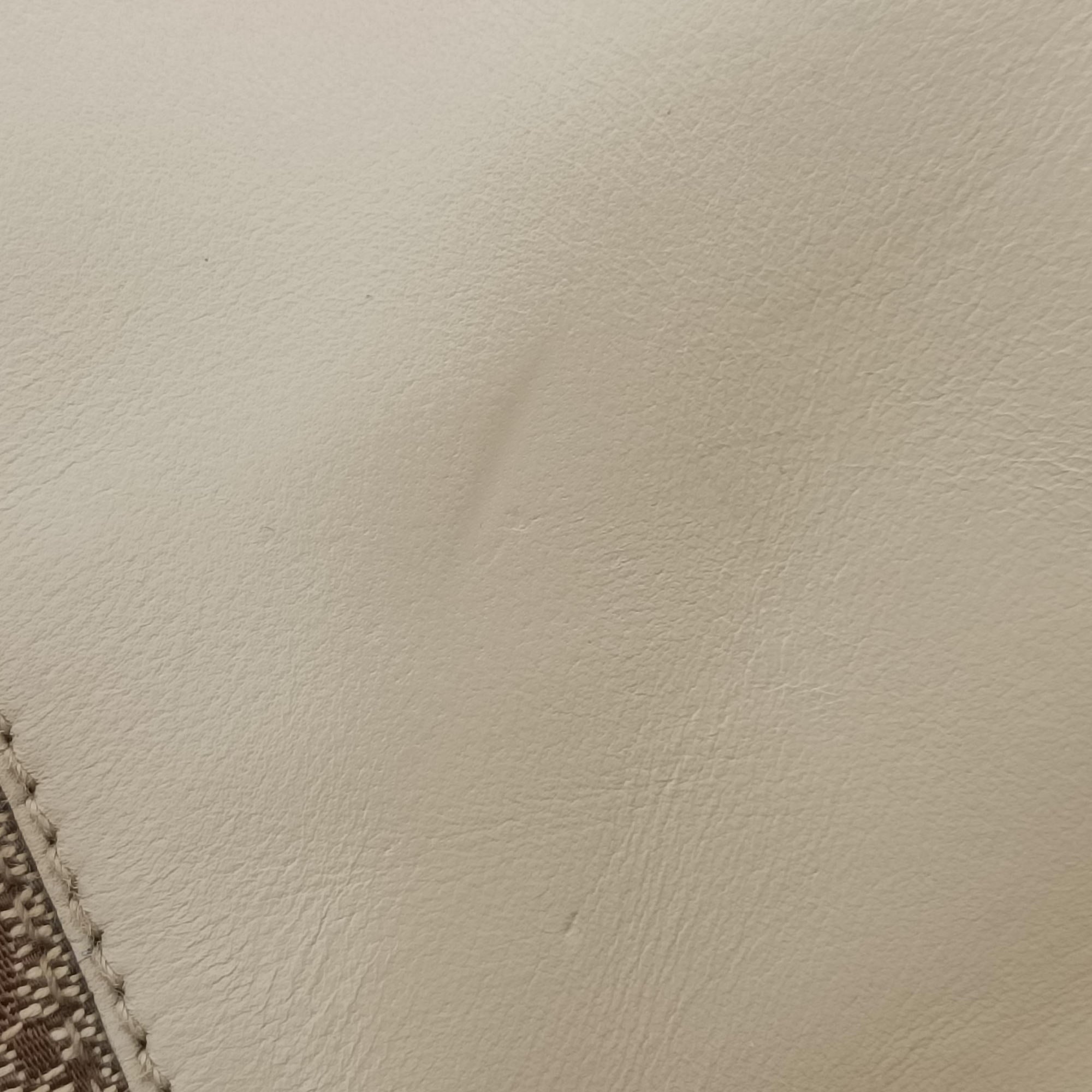 Pre-owned Gucci New Jackie White Leather×canvas 124407 handbag | stylenewstar