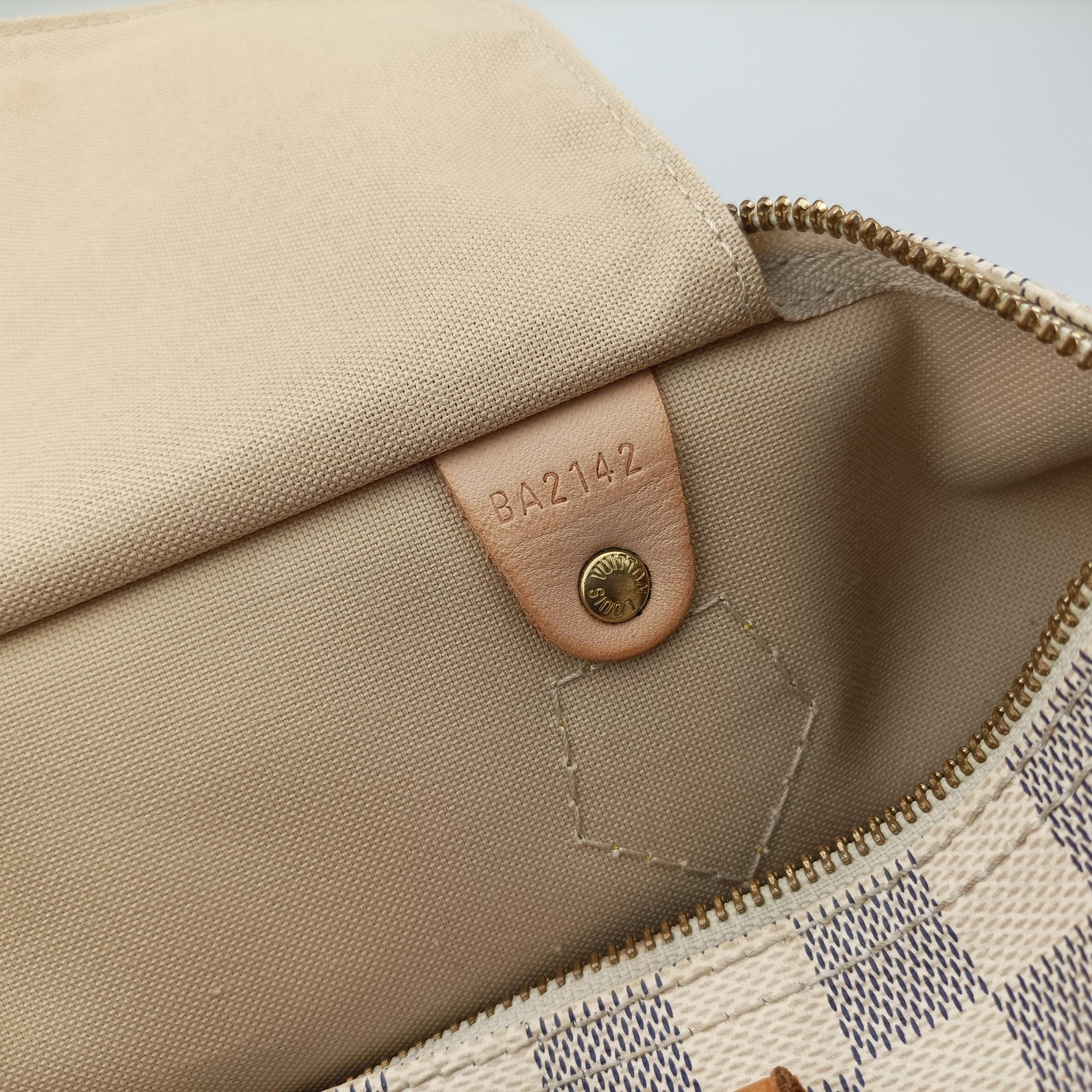 Vintage Louis Vuitton Speedy 30 AZUR Damier Canvas N41533 handbag | stylenewstar