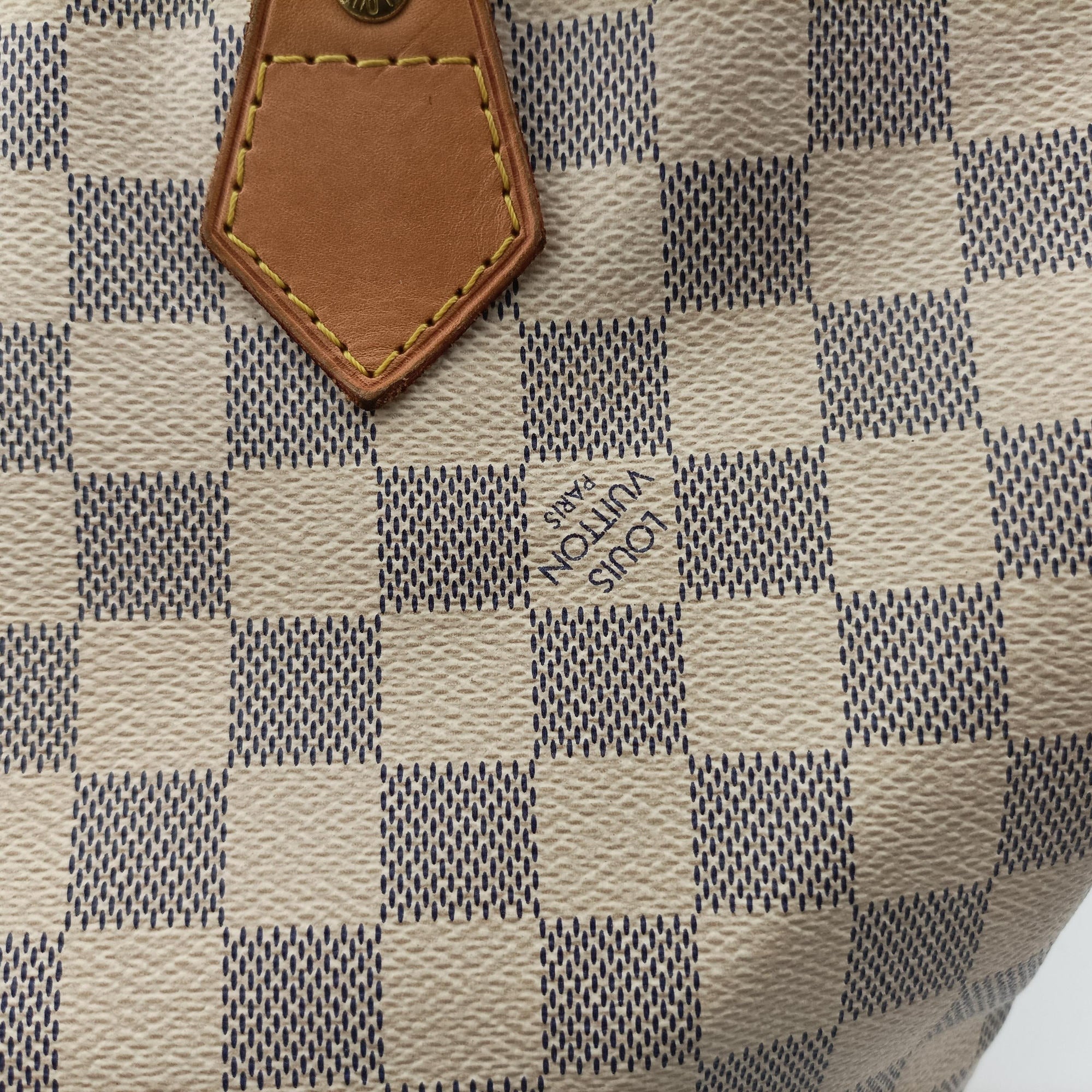 Vintage Louis Vuitton Speedy 30 AZUR Damier Canvas N41533 handbag | stylenewstar