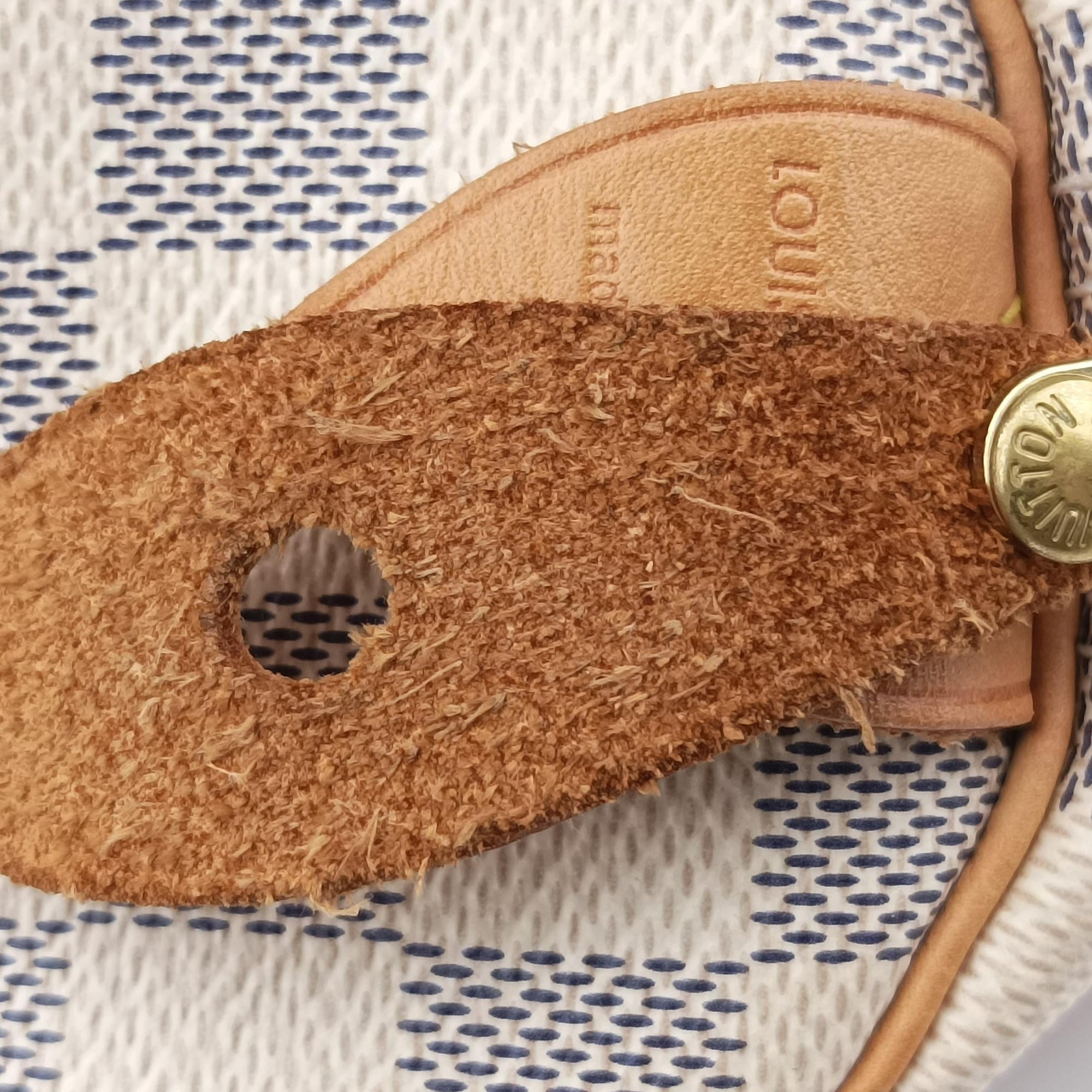 Vintage Louis Vuitton Speedy 30 AZUR Damier Canvas N41533 handbag | stylenewstar