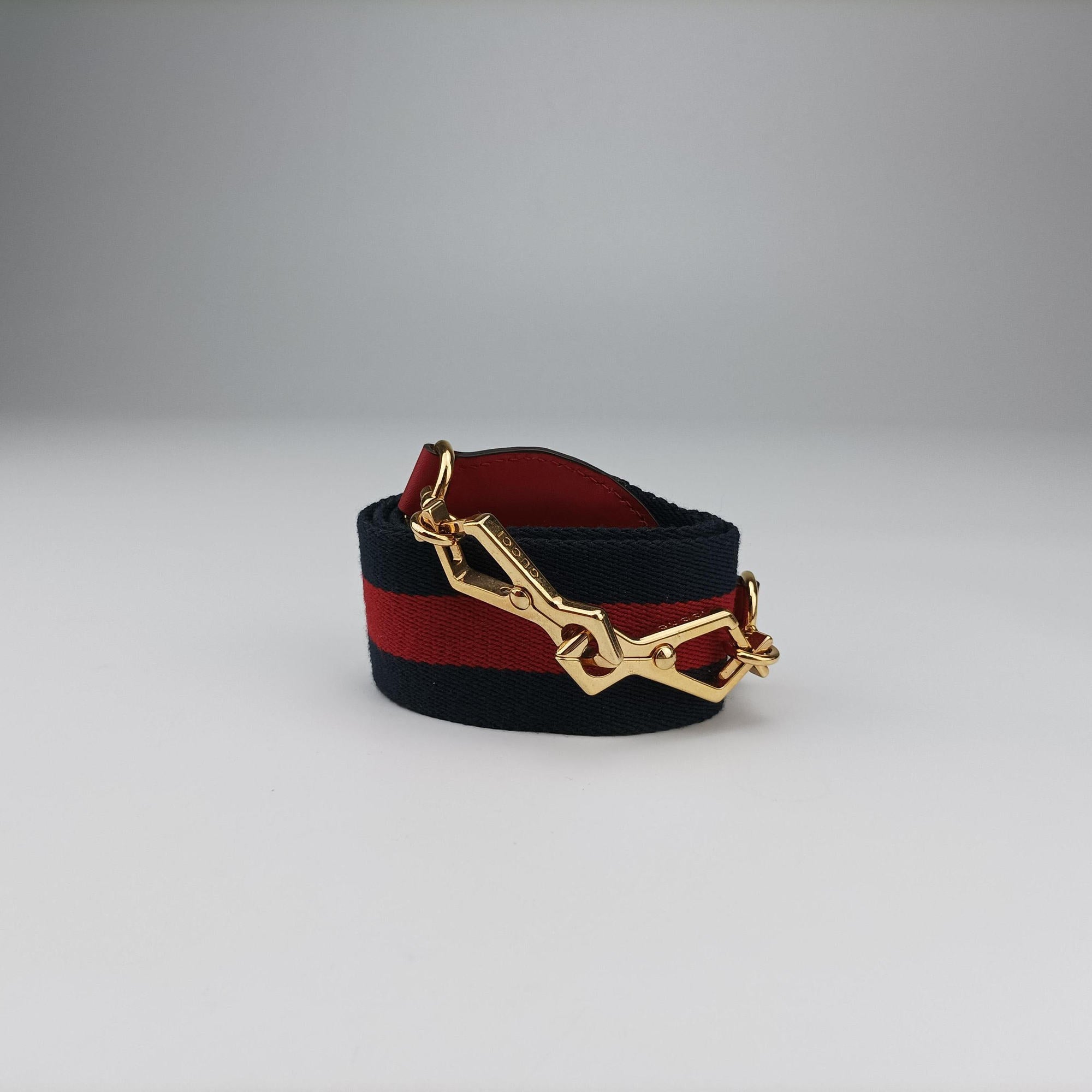Pre-owned Gucci Bamboo Nymphaea Red Leather 459076 shoulderbag | stylenewstar