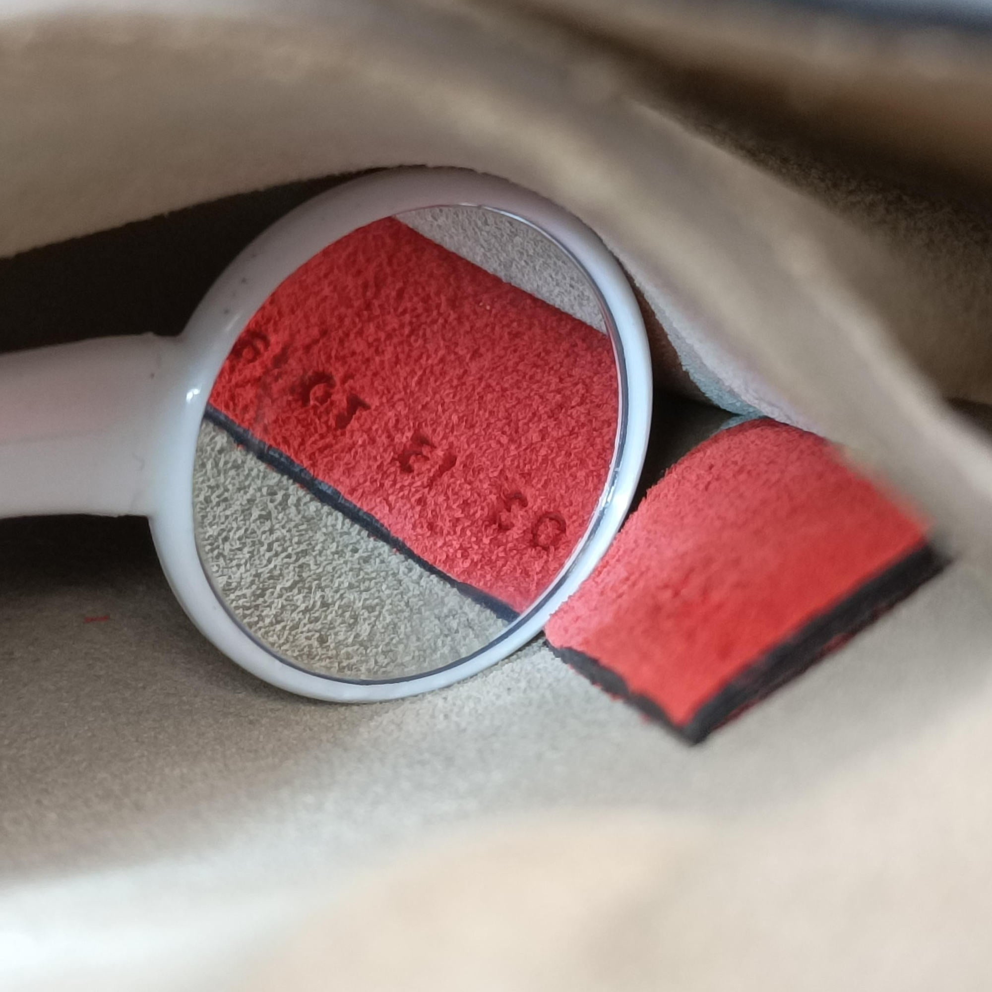 Vintage Chloe DREW Black×red Suede×Leather  shoulderbag | stylenewstar