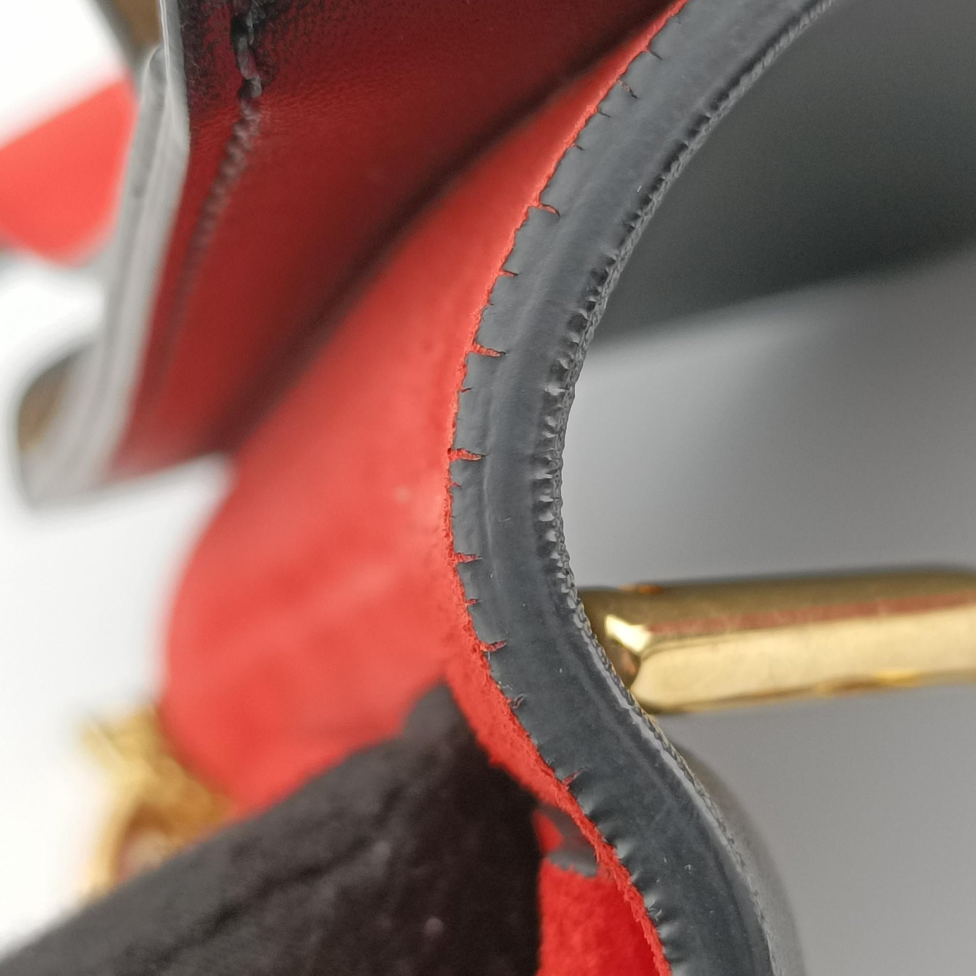 Vintage Chloe DREW Black×red Suede×Leather  shoulderbag | stylenewstar