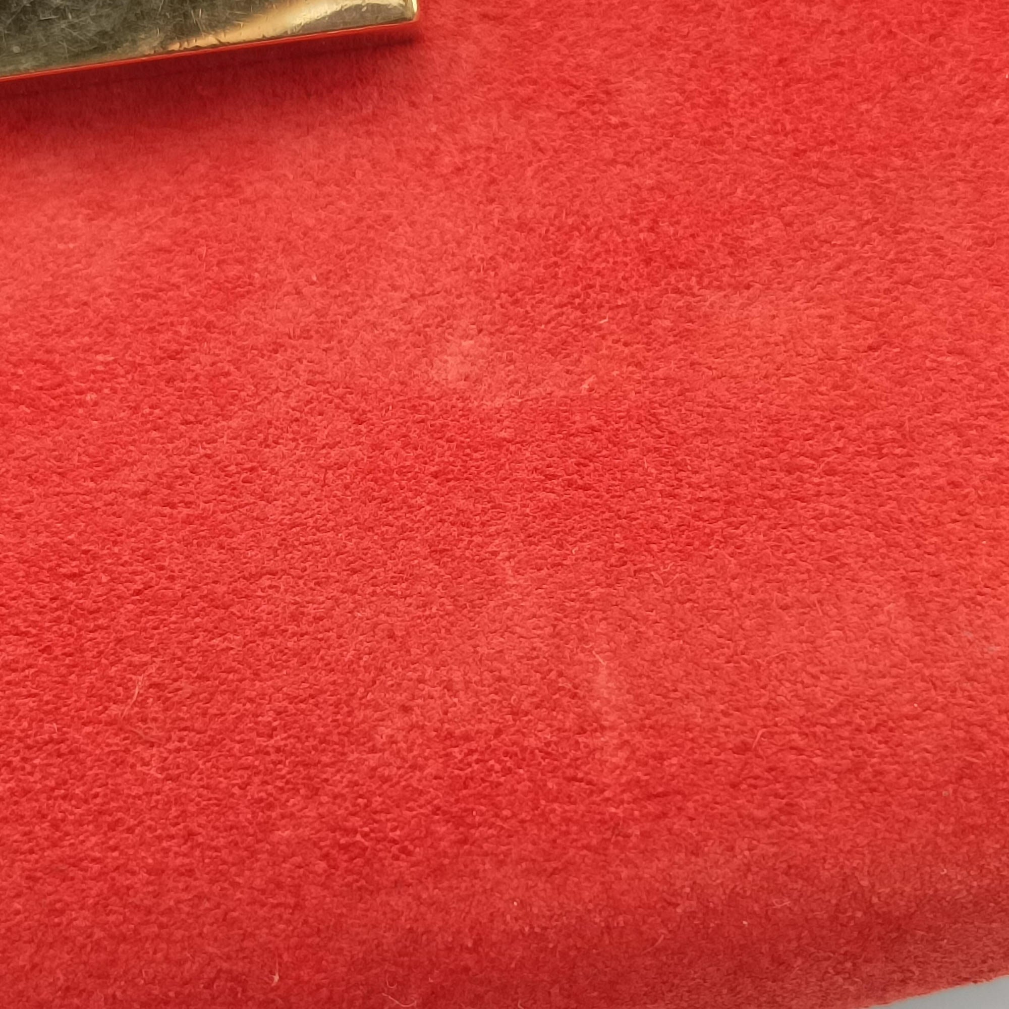 Vintage Chloe DREW Black×red Suede×Leather  shoulderbag | stylenewstar