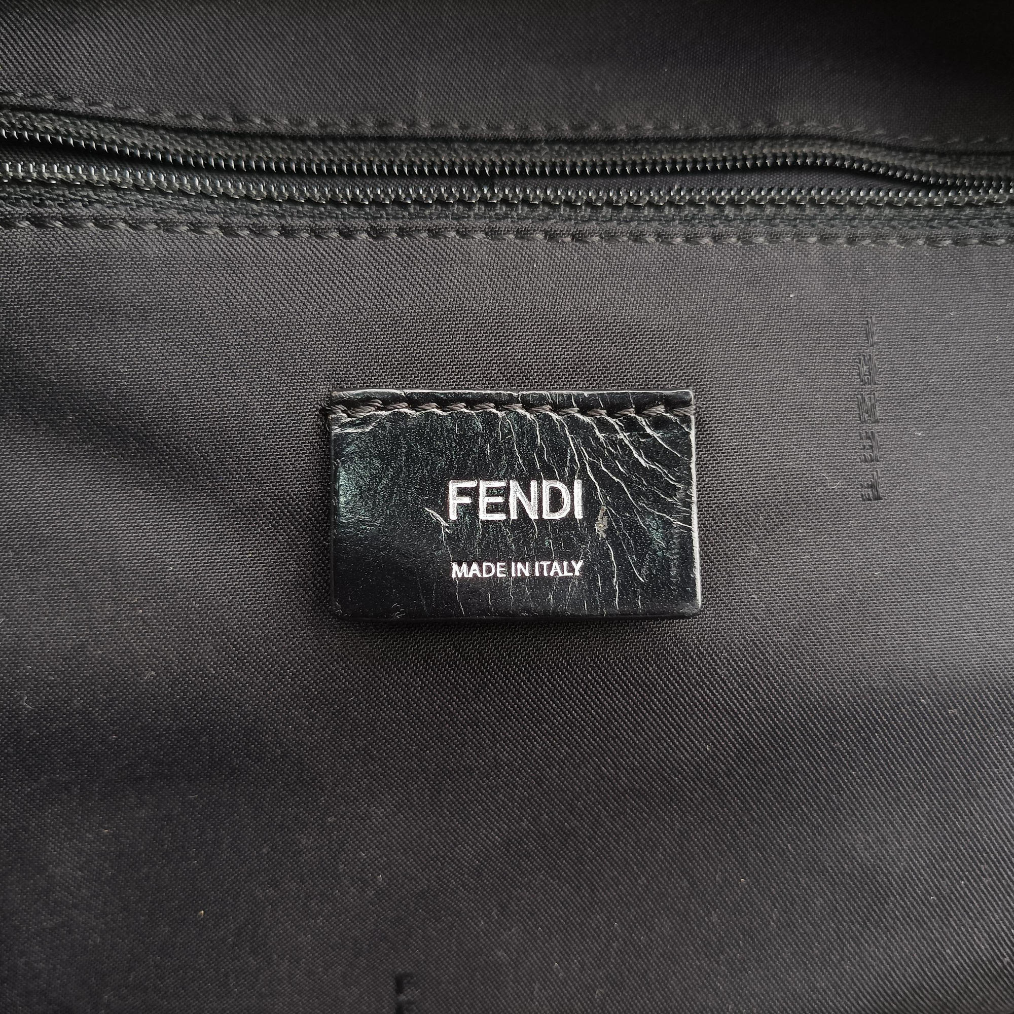 Secondhand Fendi monster bag bugs Navy xMulticolour Nylon x leather 7VZ012 backpack/rucksack | stylenewstar