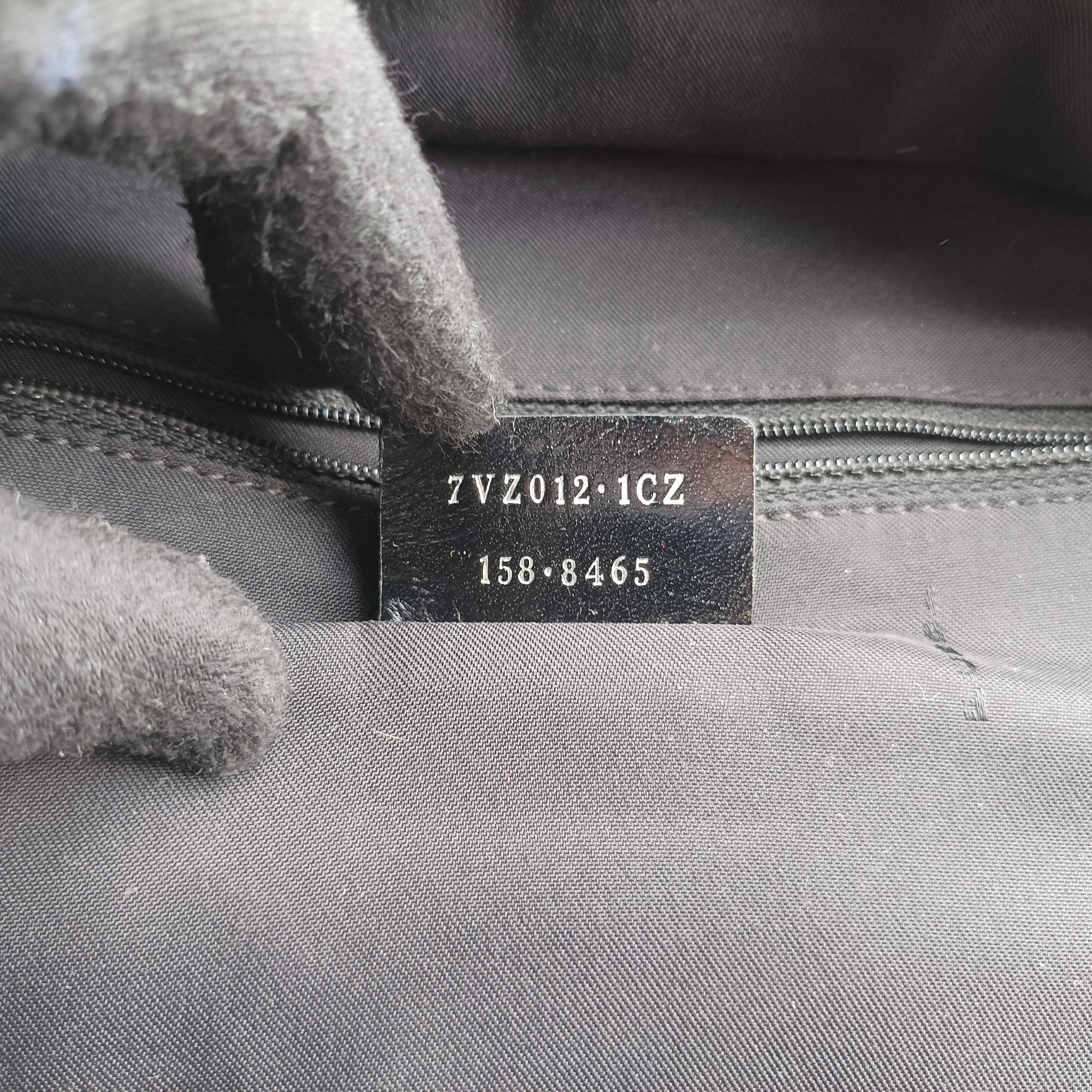 Secondhand Fendi monster bag bugs Navy xMulticolour Nylon x leather 7VZ012 backpack/rucksack | stylenewstar