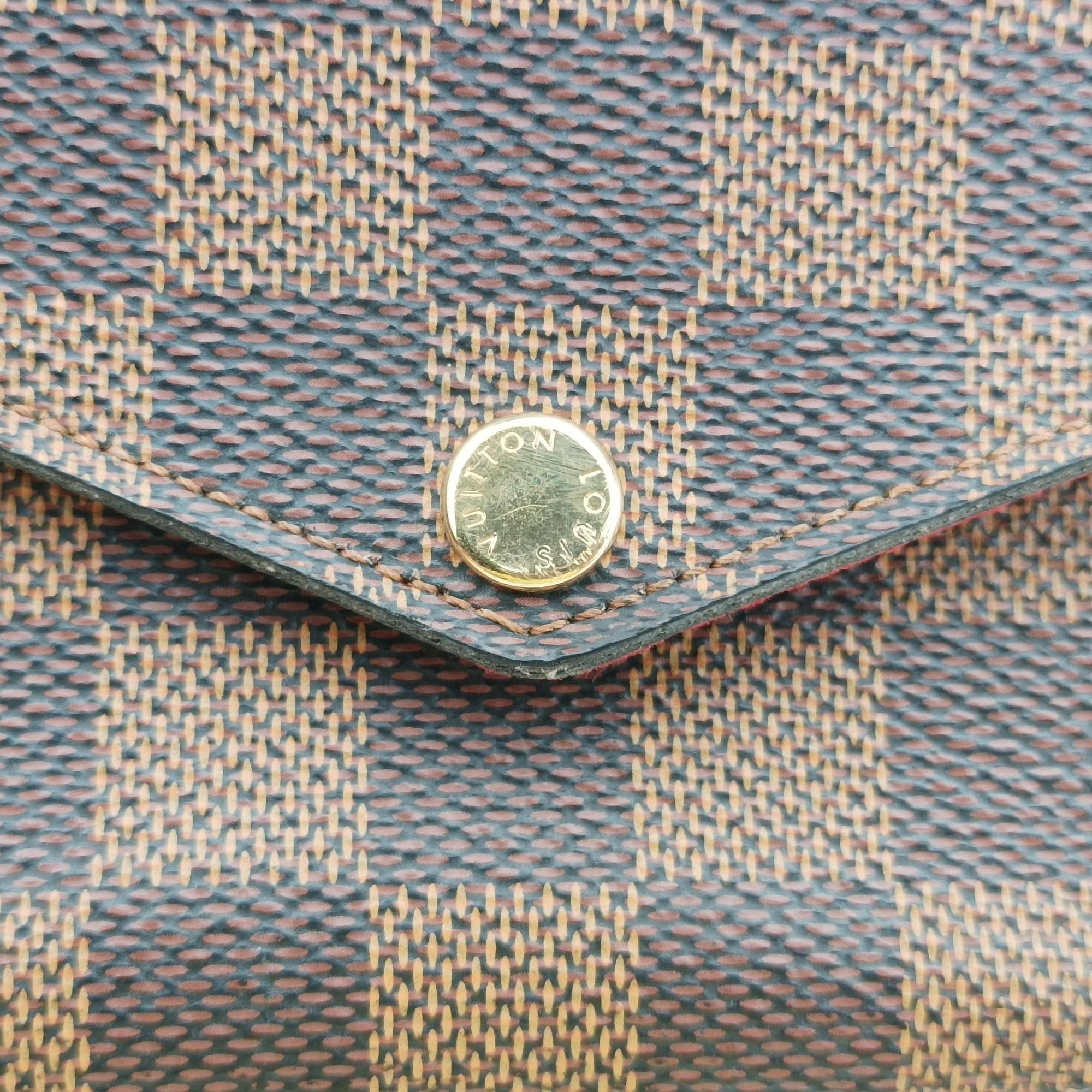 Pre-owned Louis Vuitton Pochette Felicie Ebene Damier canvas N63032 shoulderbag | stylenewstar