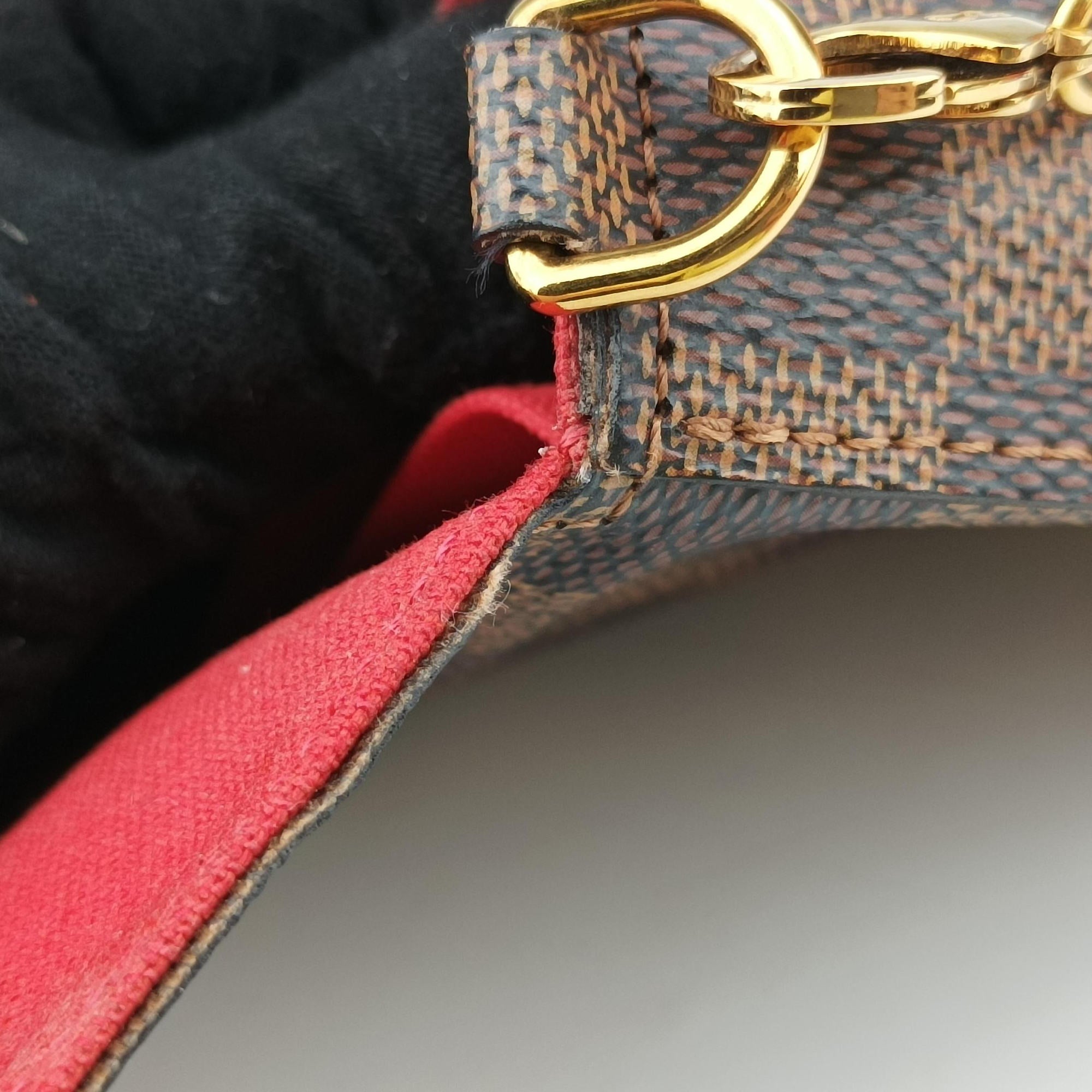 Pre-owned Louis Vuitton Pochette Felicie Ebene Damier canvas N63032 shoulderbag | stylenewstar