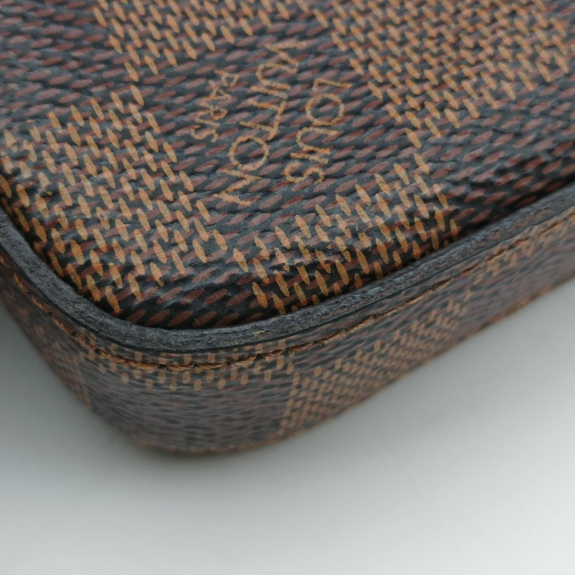 Pre-owned Louis Vuitton Pochette Felicie Ebene Damier canvas N63032 shoulderbag | stylenewstar
