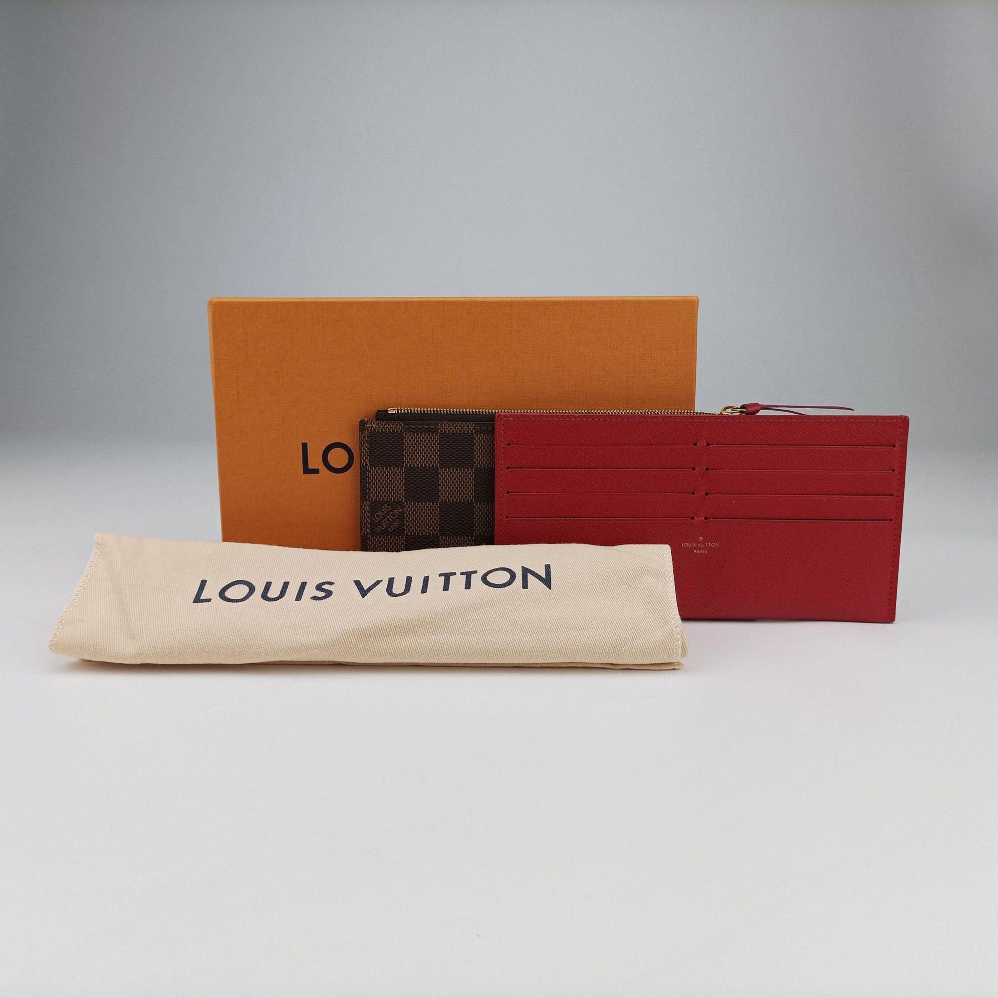 Pre-owned Louis Vuitton Pochette Felicie Ebene Damier canvas N63032 shoulderbag | stylenewstar