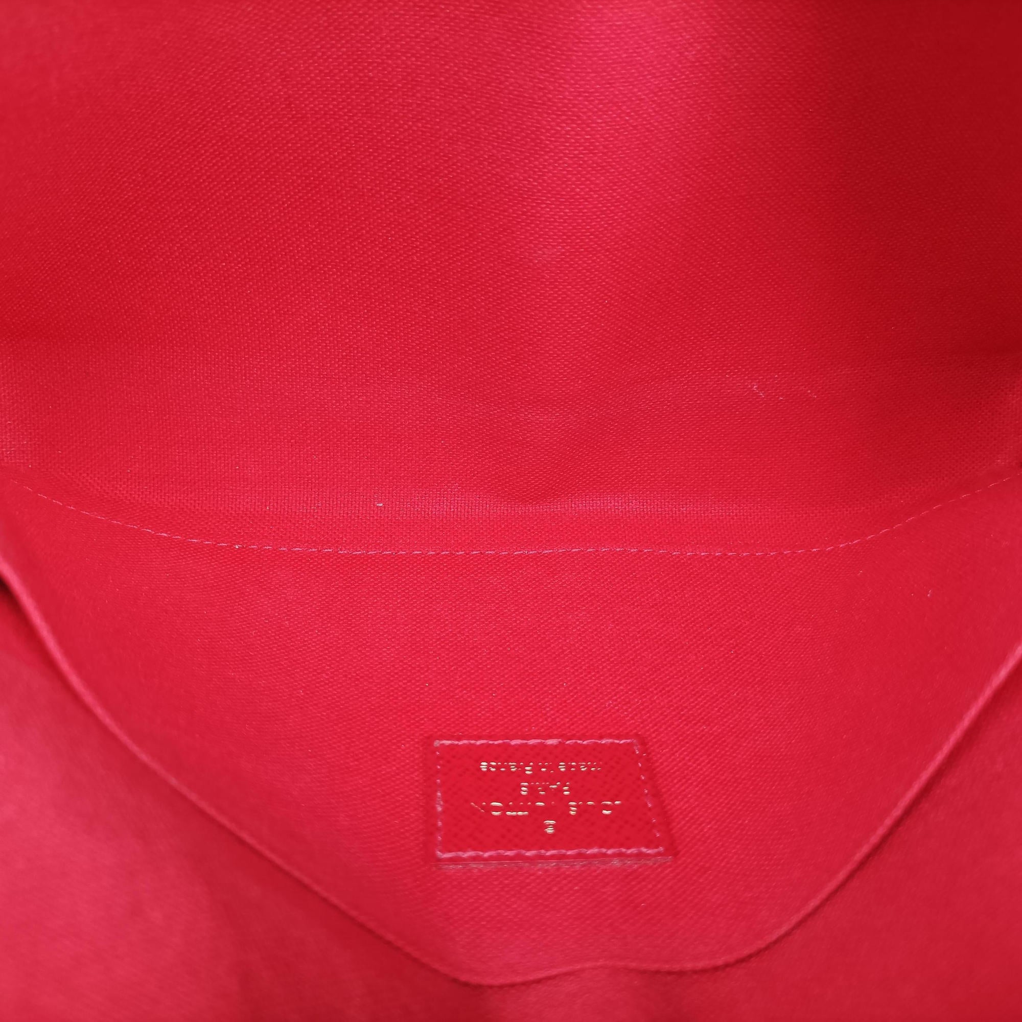Pre-owned Louis Vuitton Pochette Felicie Ebene Damier canvas N63032 shoulderbag | stylenewstar