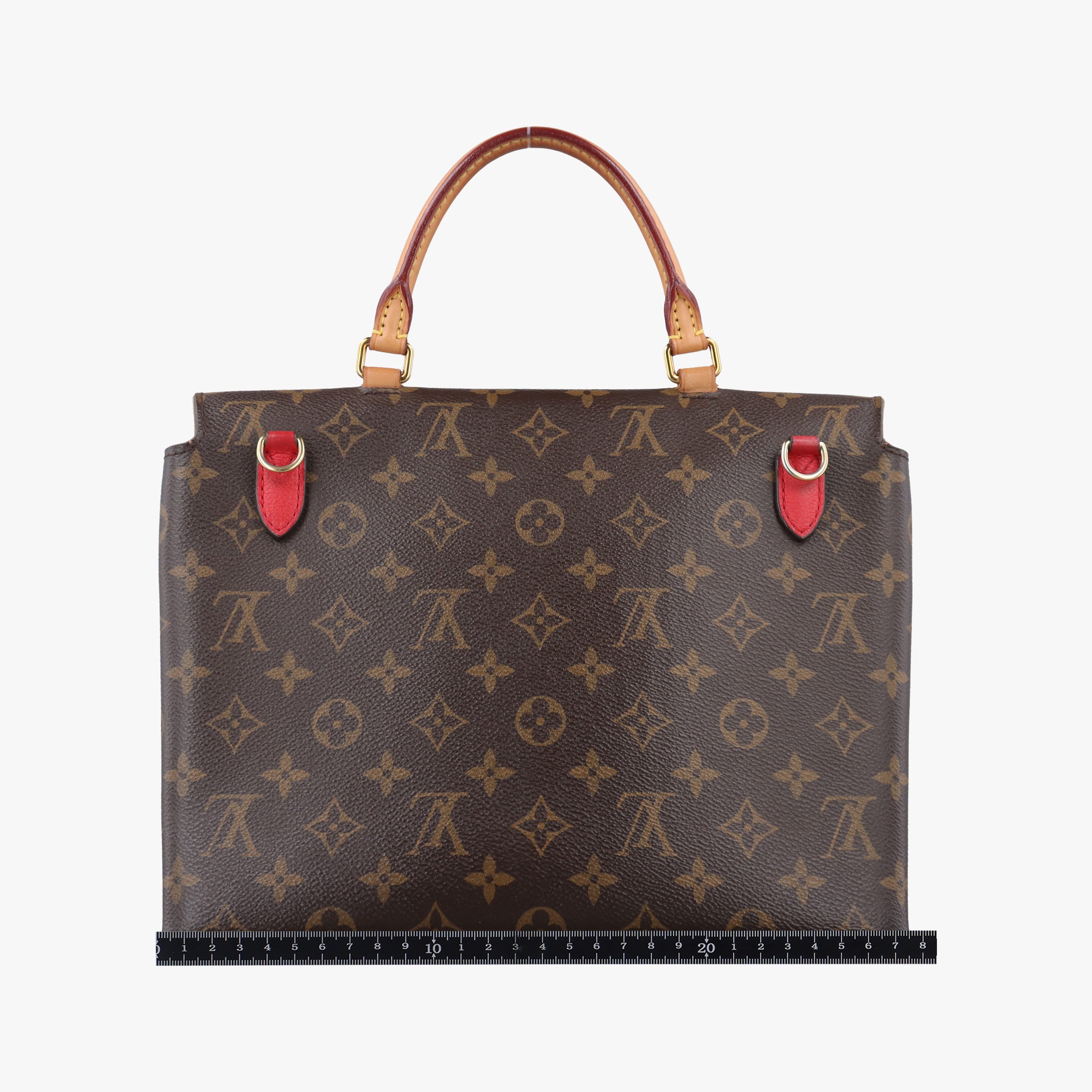 Pre-owned Louis Vuitton MARIGNAN Brown×COQUELICOT Monogram Canvas×calf leather M44286 shoulderbag | stylenewstar